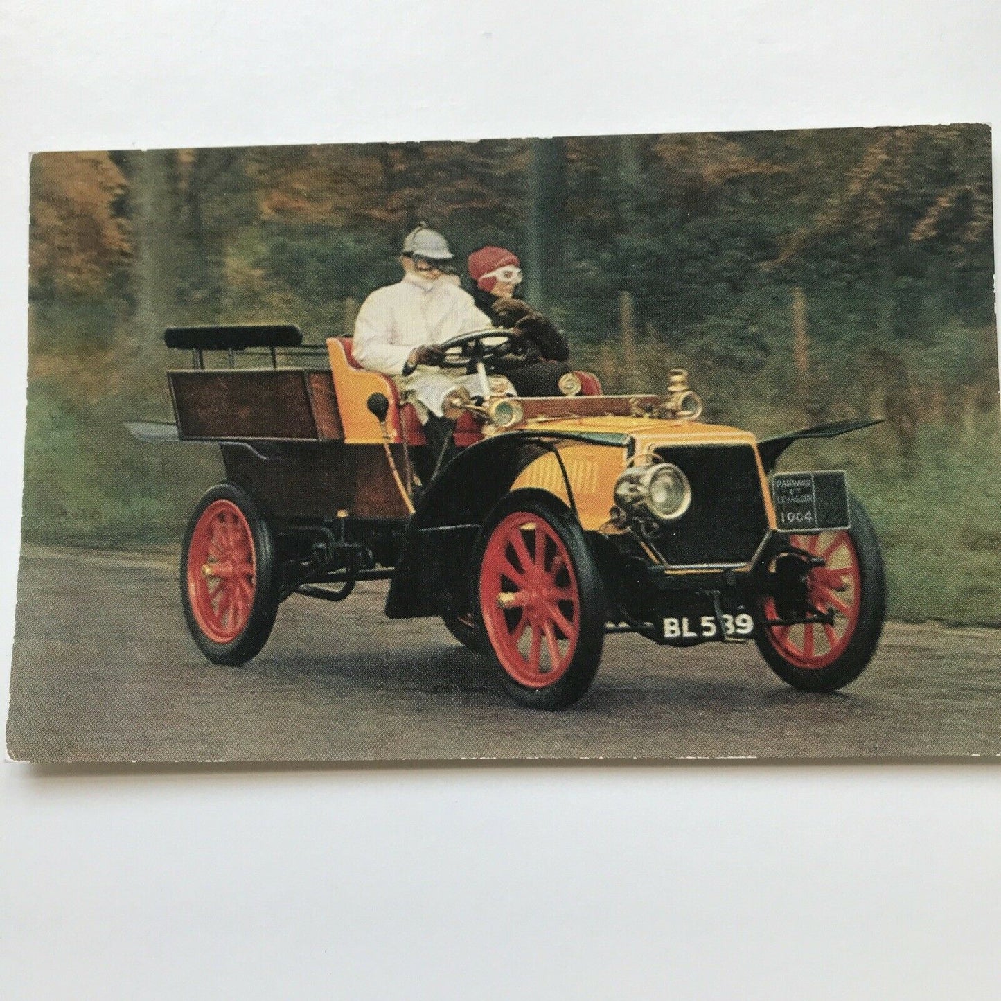 Vintage Car Postcard 1904 PANHARD-LAVASSOR 15hp Wagonette