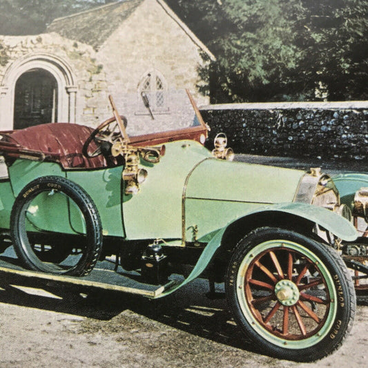 Vintage Car Postcard 1914 DFP 10/12hp TWO SEATER J SALMON CAMERACOLOUR