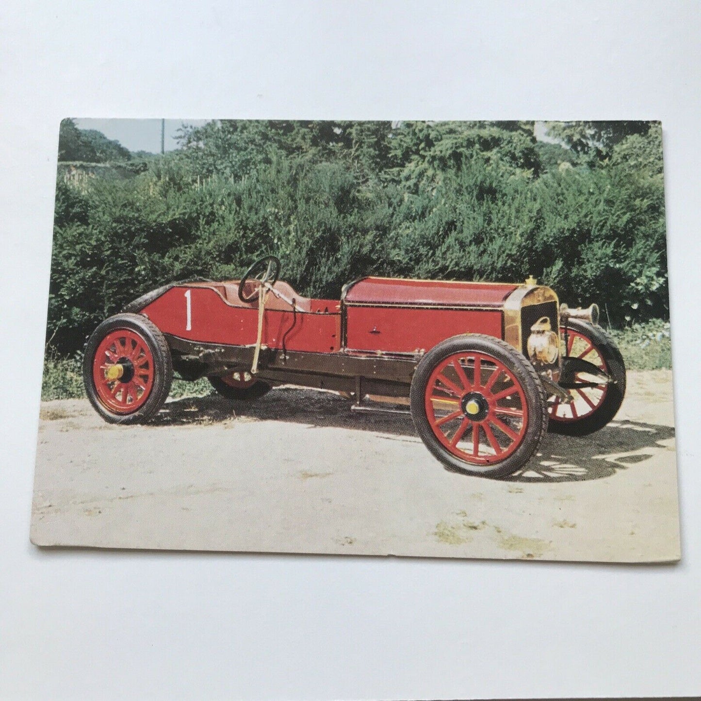 Vintage Car Postcard 1908 AUSTIN 100hp GP RACING CAR