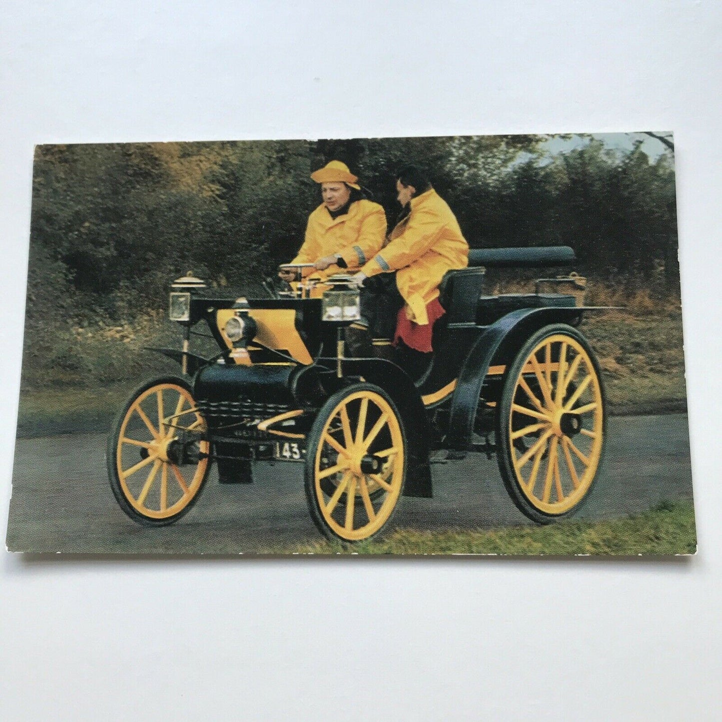 Vintage Car Postcard 1897 Delahaye 6hp Wagonette J Salmon Postcard