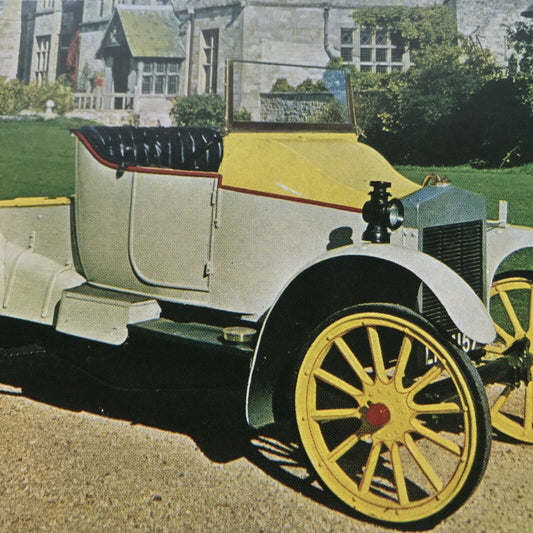 Vintage Car Postcard 1912 TROJAN 10hp Two Seater J Salmon Cameracolour Postcard