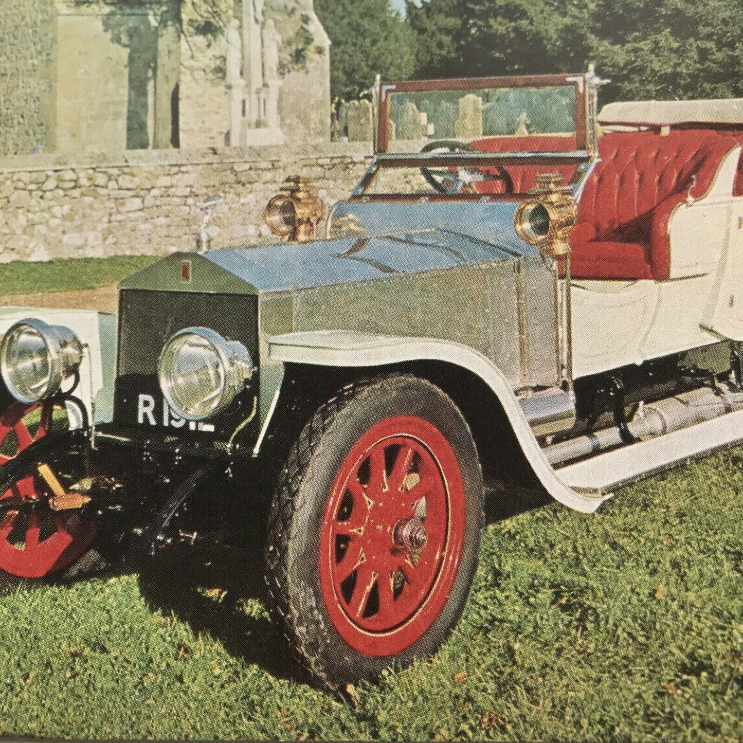 Vintage Car Postcard 1909 ROLLS ROYCE 40/50hp Tourer J Salmon Cameracolour