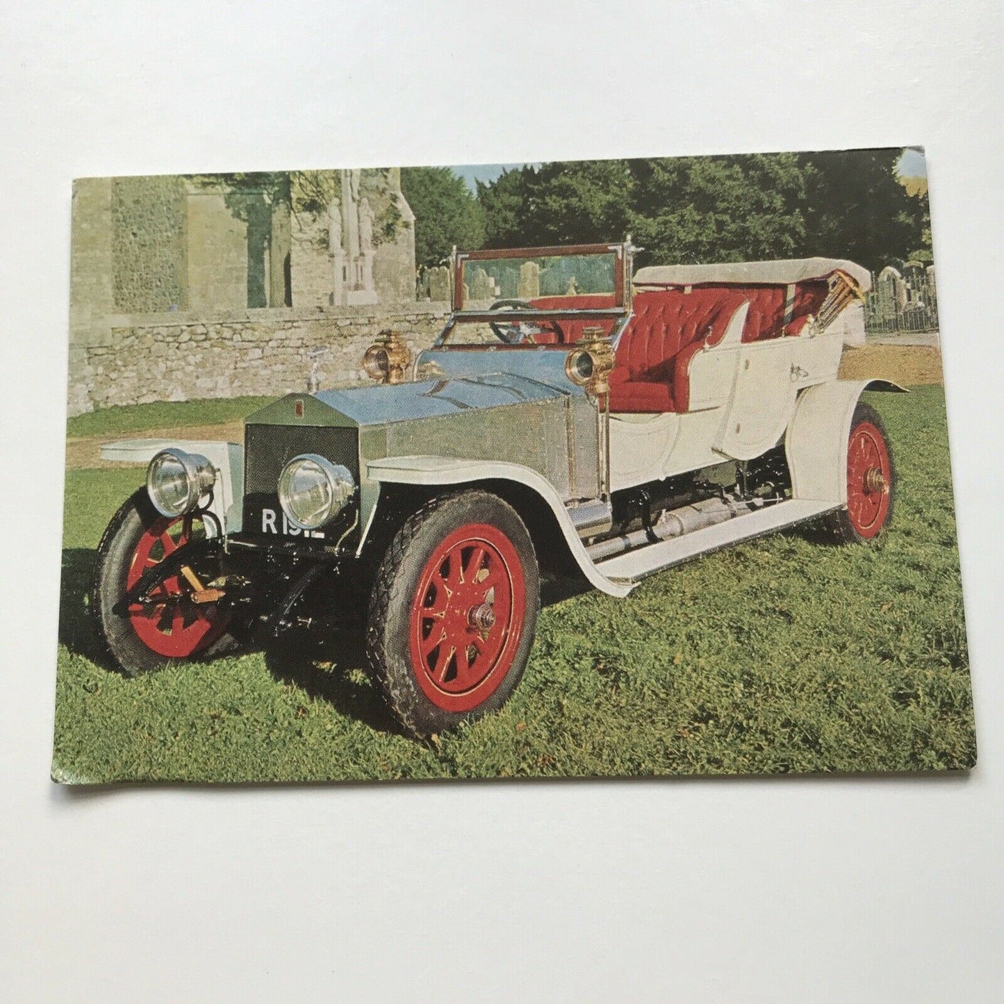 Vintage Car Postcard 1909 ROLLS ROYCE 40/50hp Tourer J Salmon Cameracolour