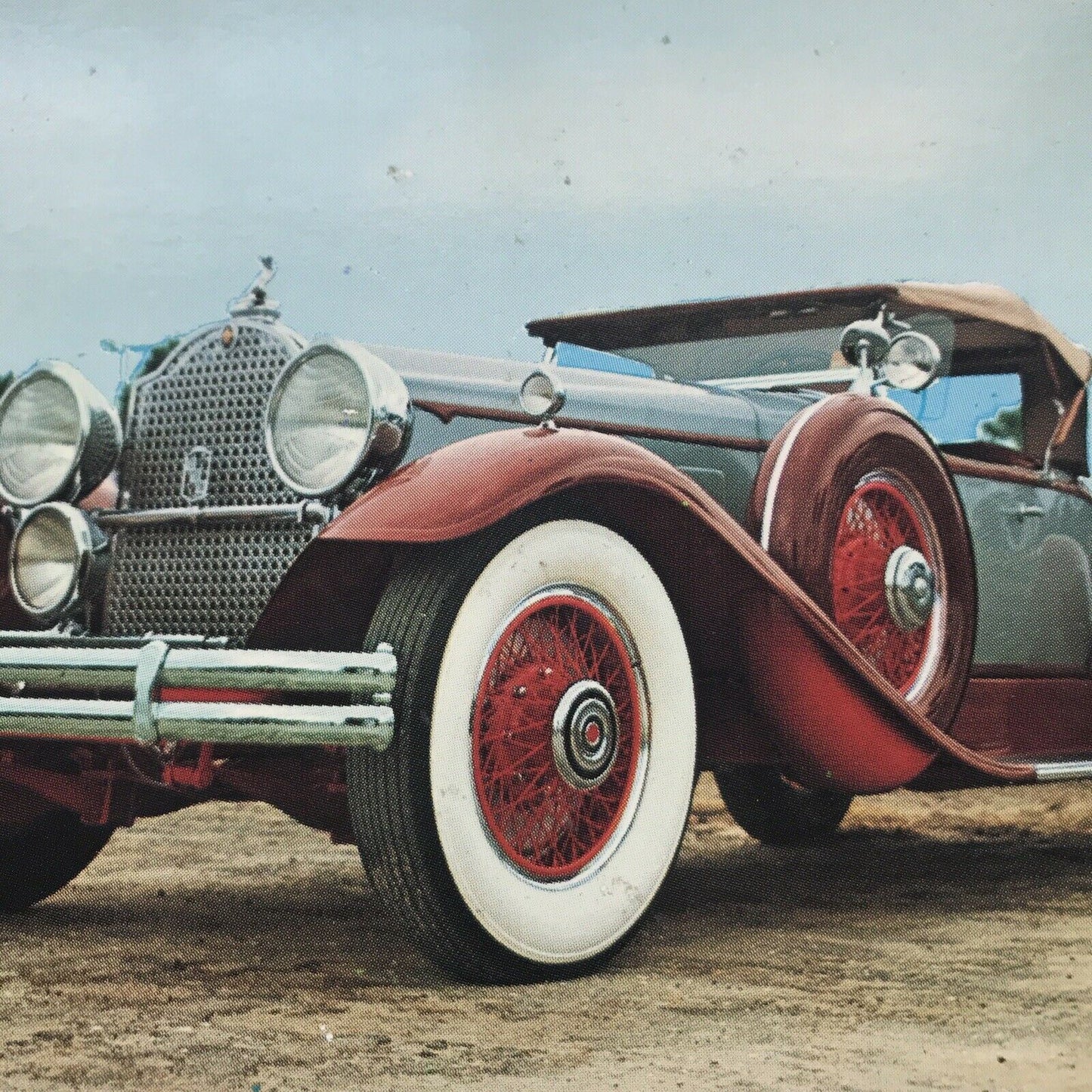 Vintage Car Postcard 1930 PACKARD Dennis Productions Postcard