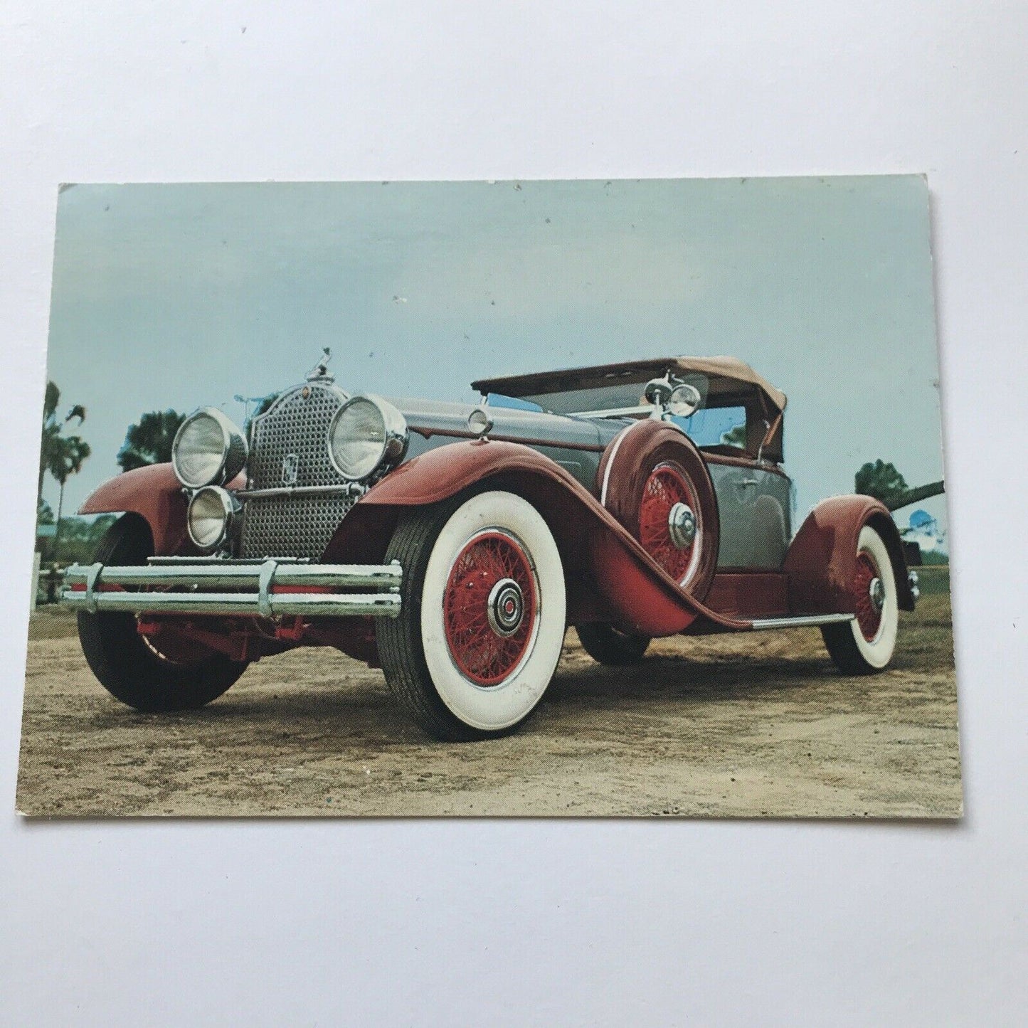 Vintage Car Postcard 1930 PACKARD Dennis Productions Postcard