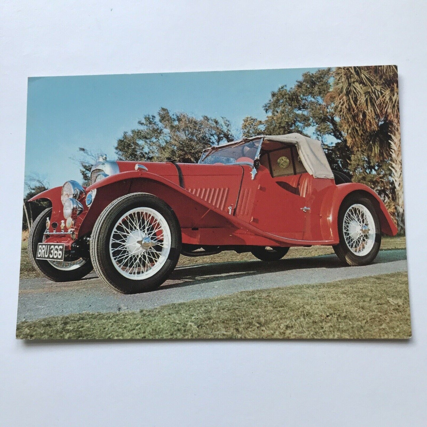 Vintage Car Postcard 1935 LAGONDA Dennis Productions Postcard