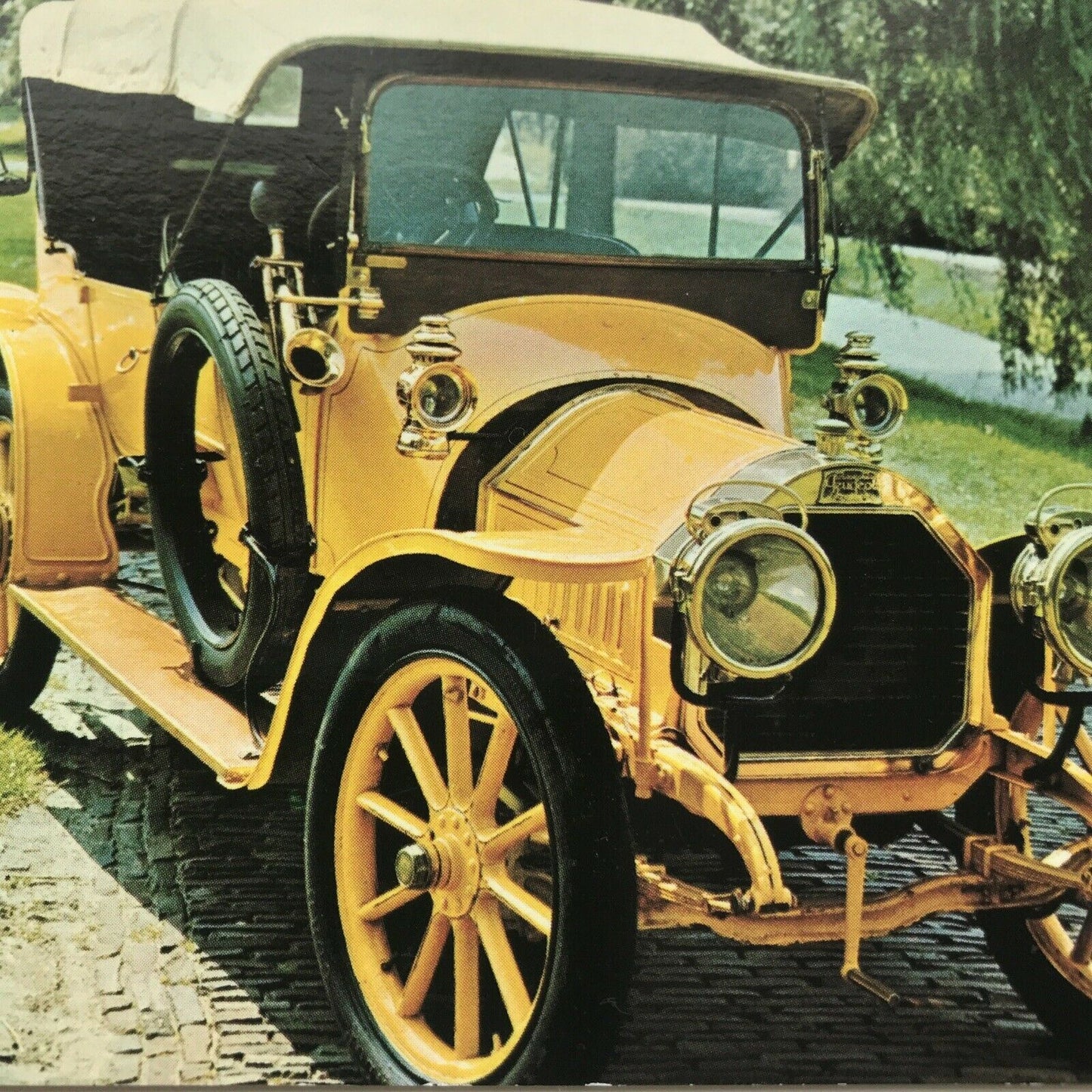 Vintage Car Postcard 1910 PEUGEOT Bamforth Vintage Car Séries