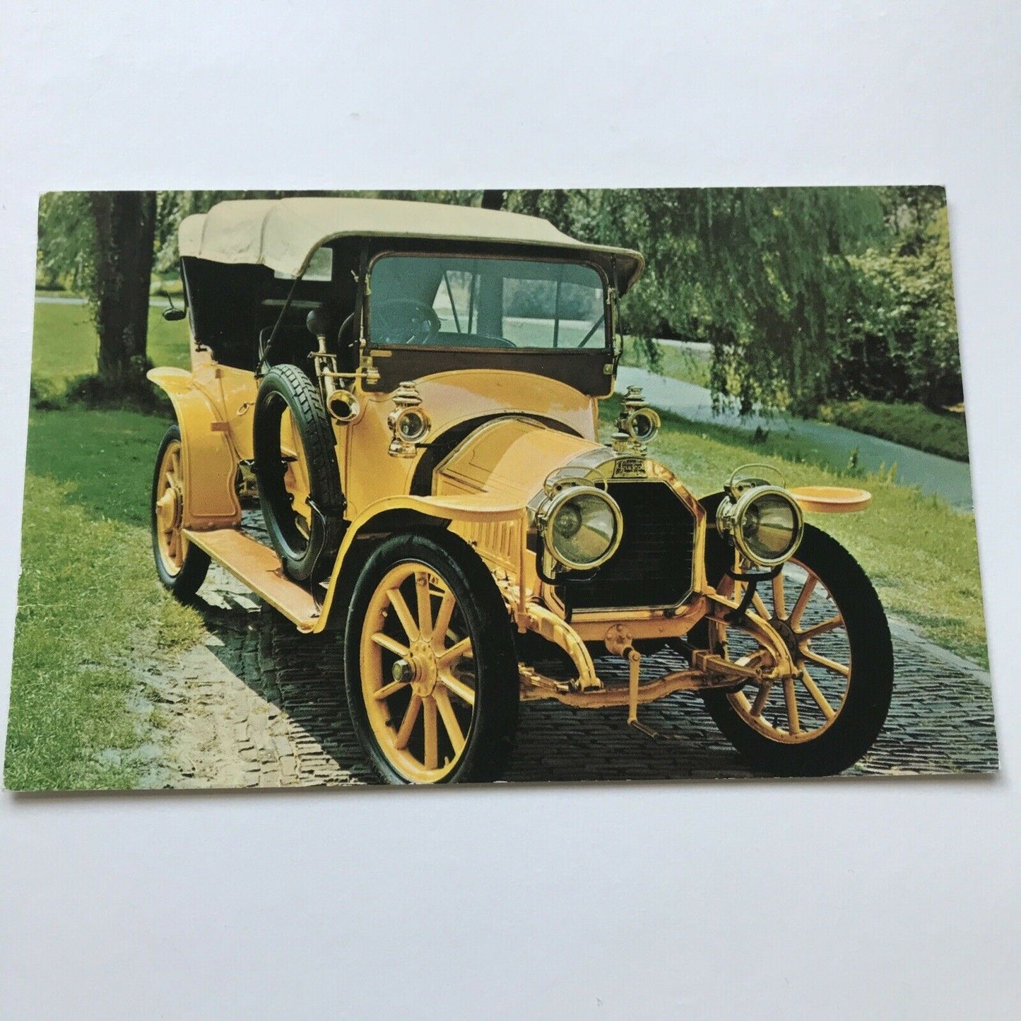 Vintage Car Postcard 1910 PEUGEOT Bamforth Vintage Car Séries