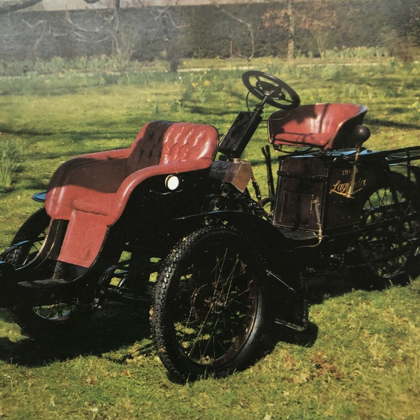 Vintage Car Postcard 1906 12hp LAGONDA British Owned By David Brown Group