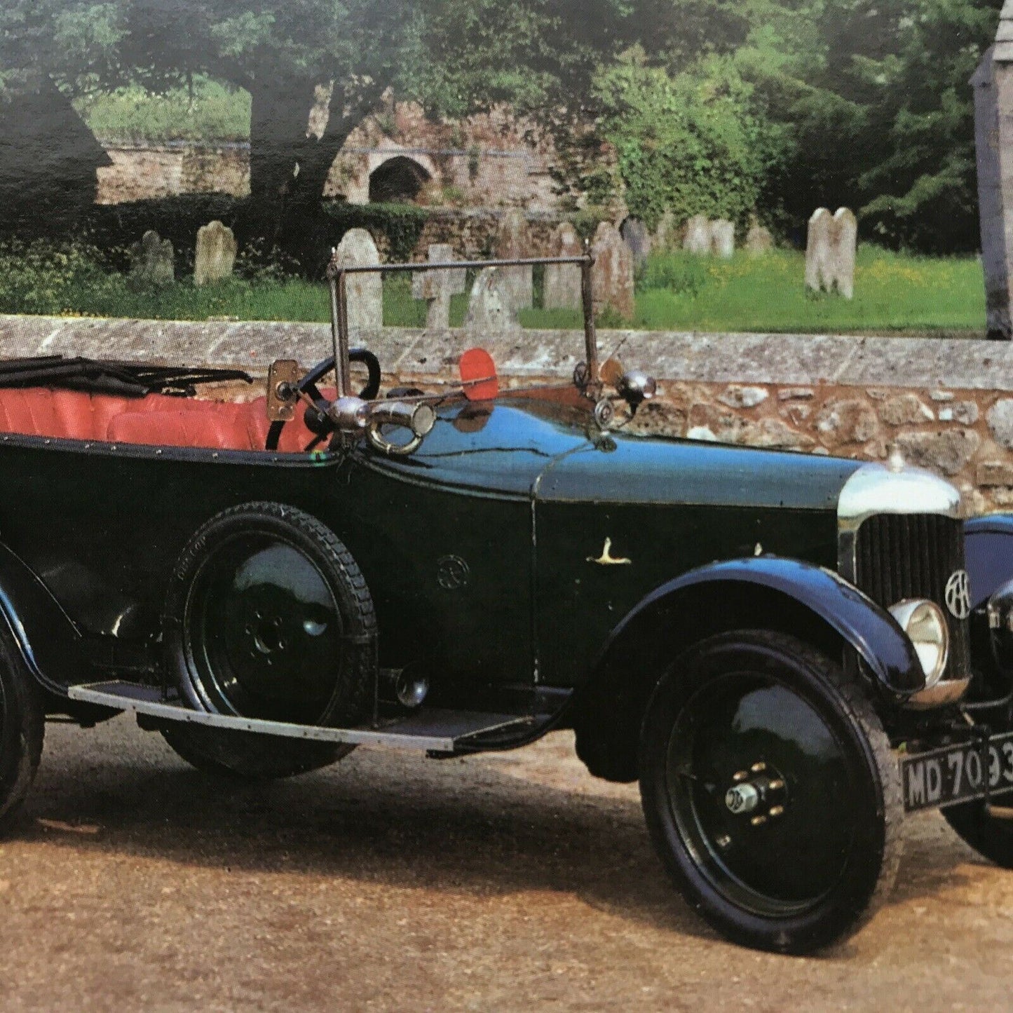 Vintage Car Postcard 1921 11.9hp A.C. British Montagu Motor Muséum