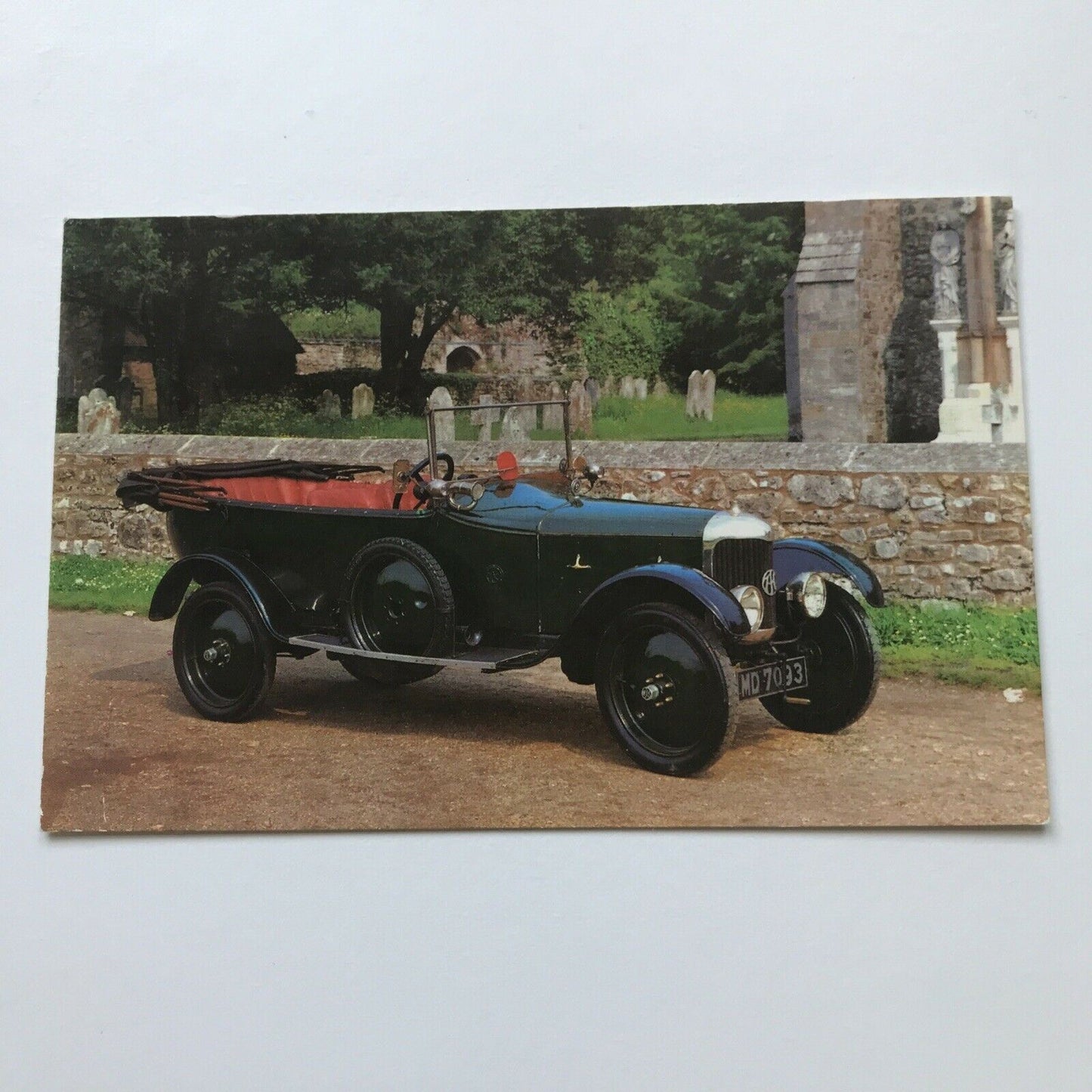 Vintage Car Postcard 1921 11.9hp A.C. British Montagu Motor Muséum