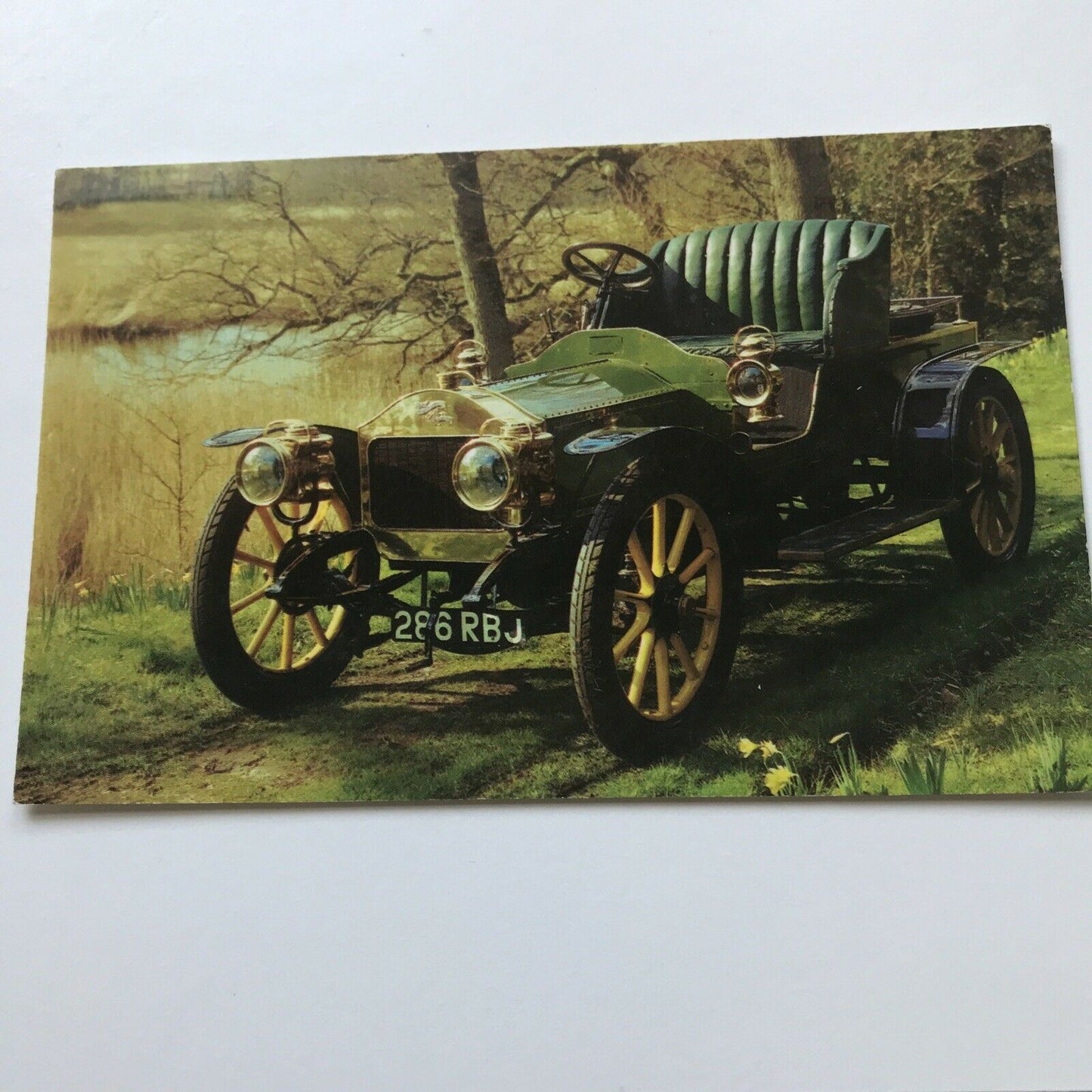 Vintage Car Postcard 1906 16-20hp PROSPER-LAMBERT Montagu Motor Museum