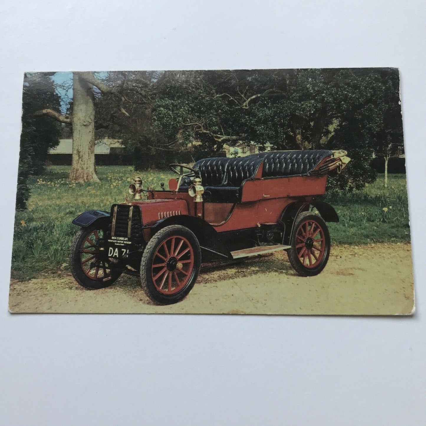 Vintage Car Postcard 1904 12hp SUNBEAM Posted 1972