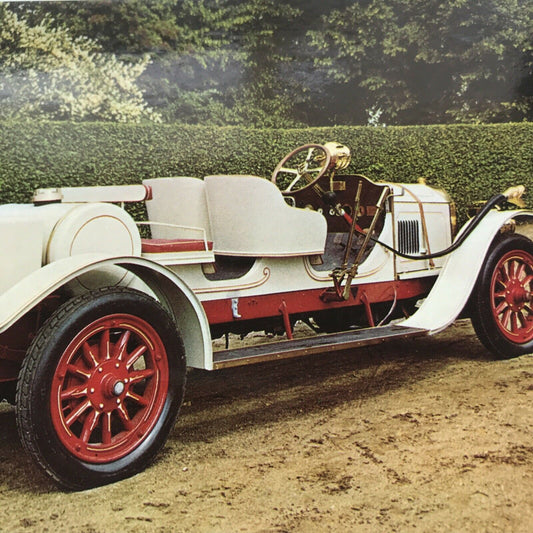 Vintage Car Postcard 1912 BENZ Bible Quote On Back James 4,6 He Giveth More