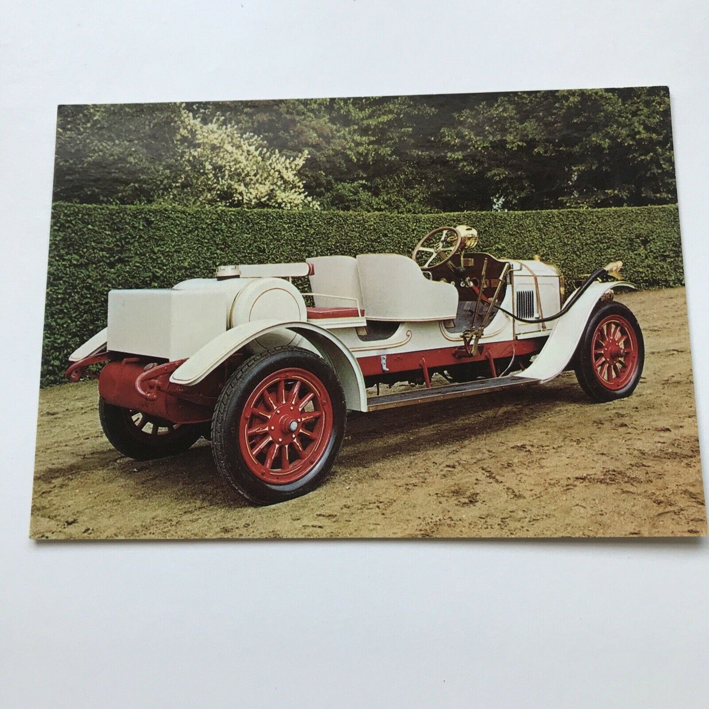 Vintage Car Postcard 1912 BENZ Bible Quote On Back James 4,6 He Giveth More