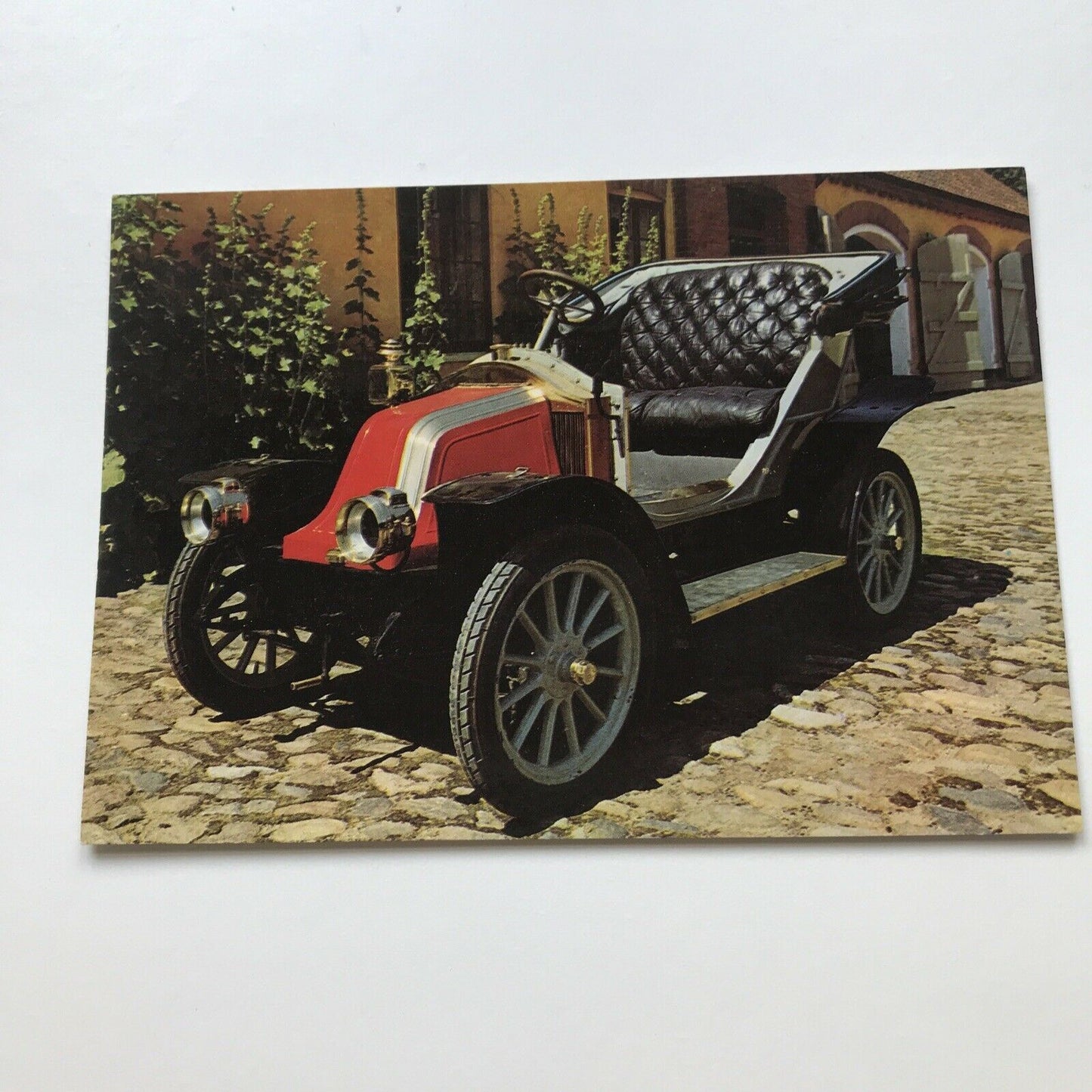 Vintage Car Postcard 1907 RENAULT Bible Quote On Back PROVERBS 3,6 He Shall