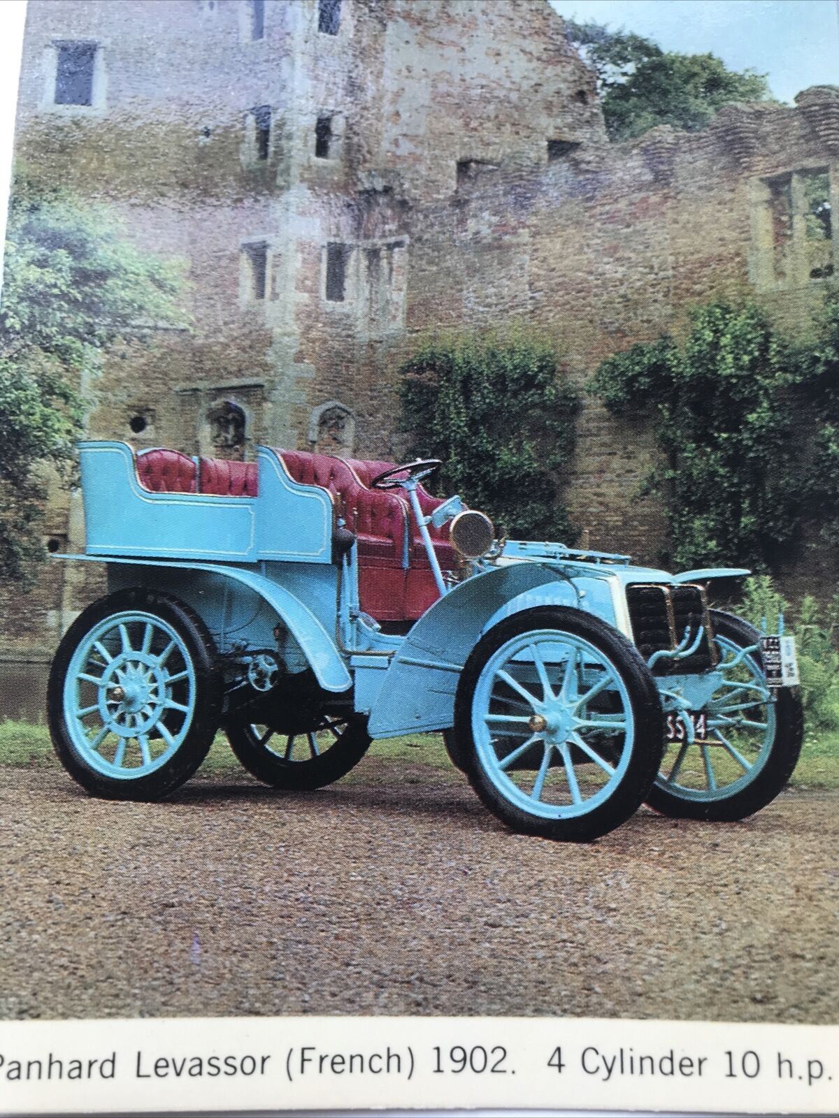 Vintage Car Postcard 1902 PANHARD ET LEVASSOR French Dainty London To Brighton