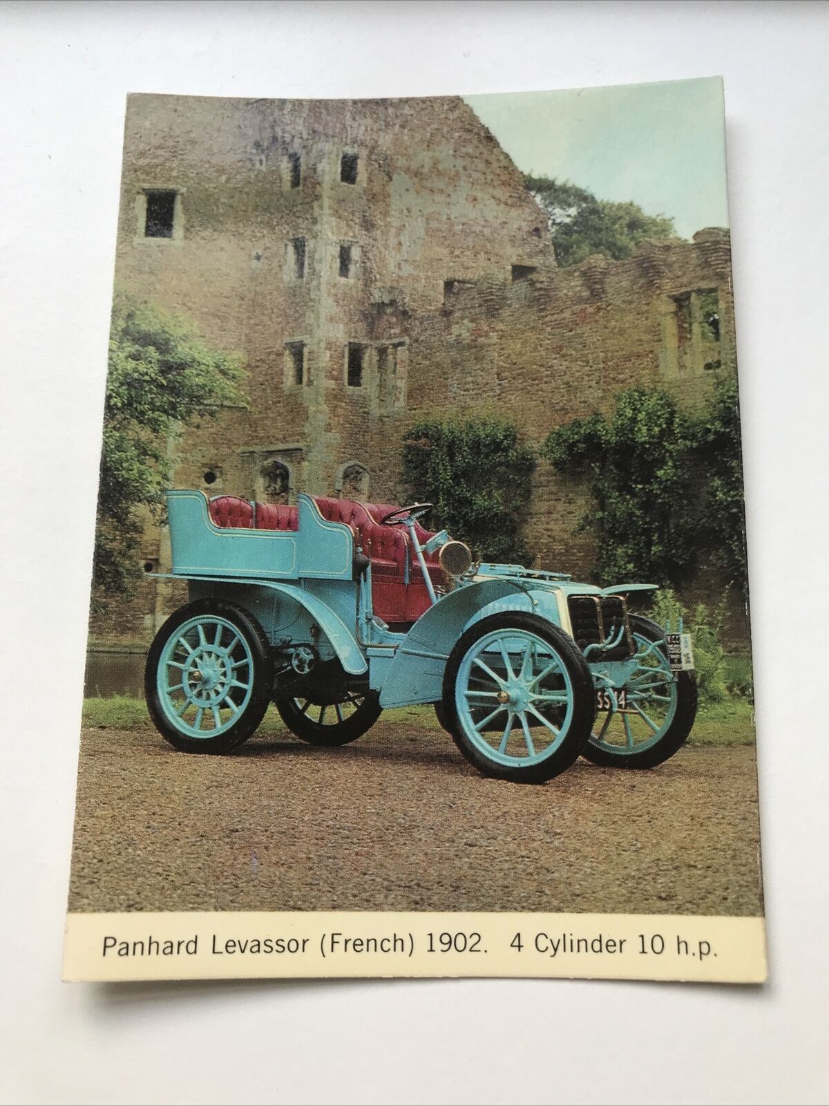 Vintage Car Postcard 1902 PANHARD ET LEVASSOR French Dainty London To Brighton