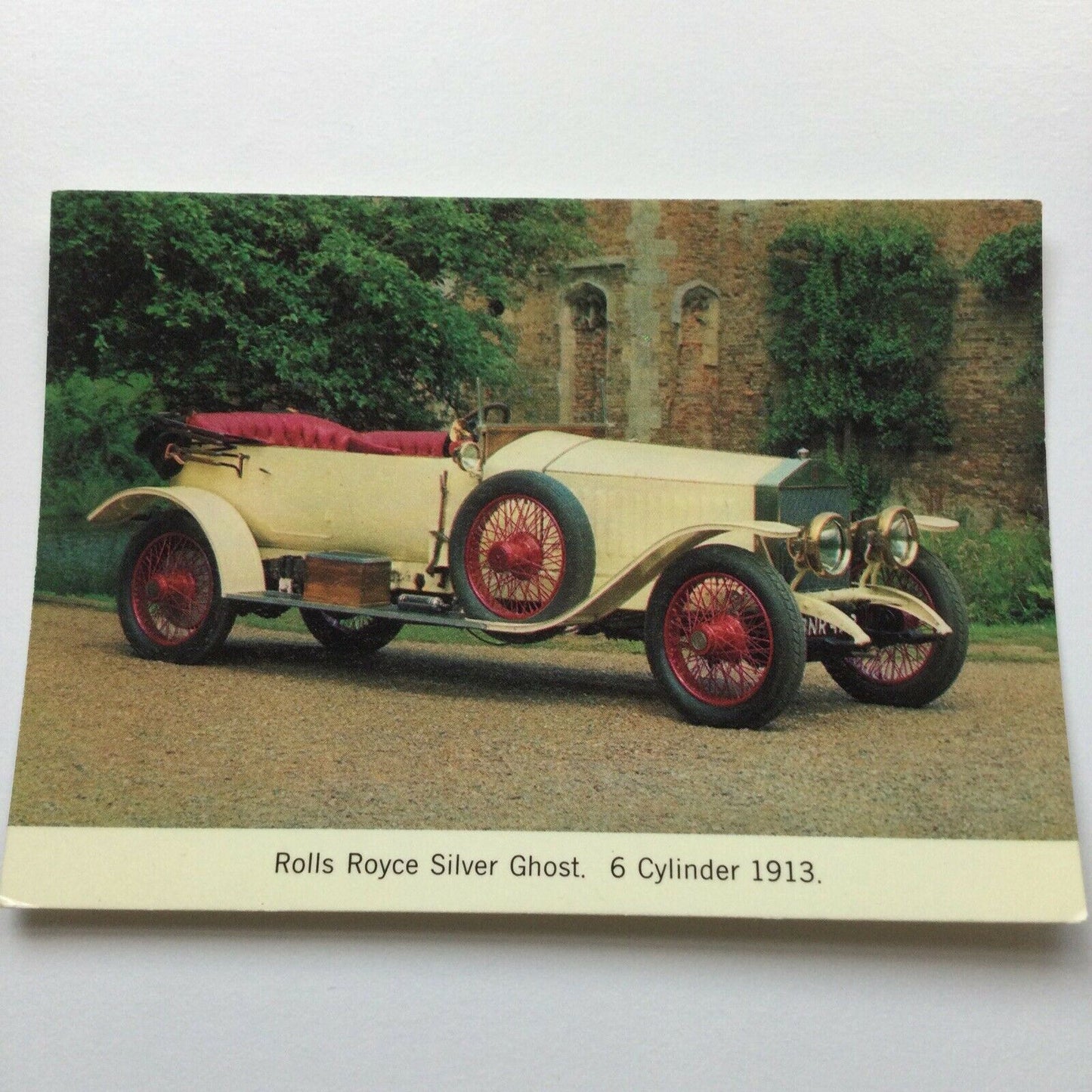 Vintage Car Postcard 1913 ROLLS ROYCE SILVER GHOST 6 Cylinder Alpine Eagle