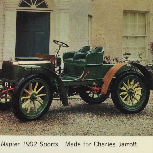 Vintage Car Postcard 1902 NAPIER SPORTS Montague Racing Car Charles Jarrot