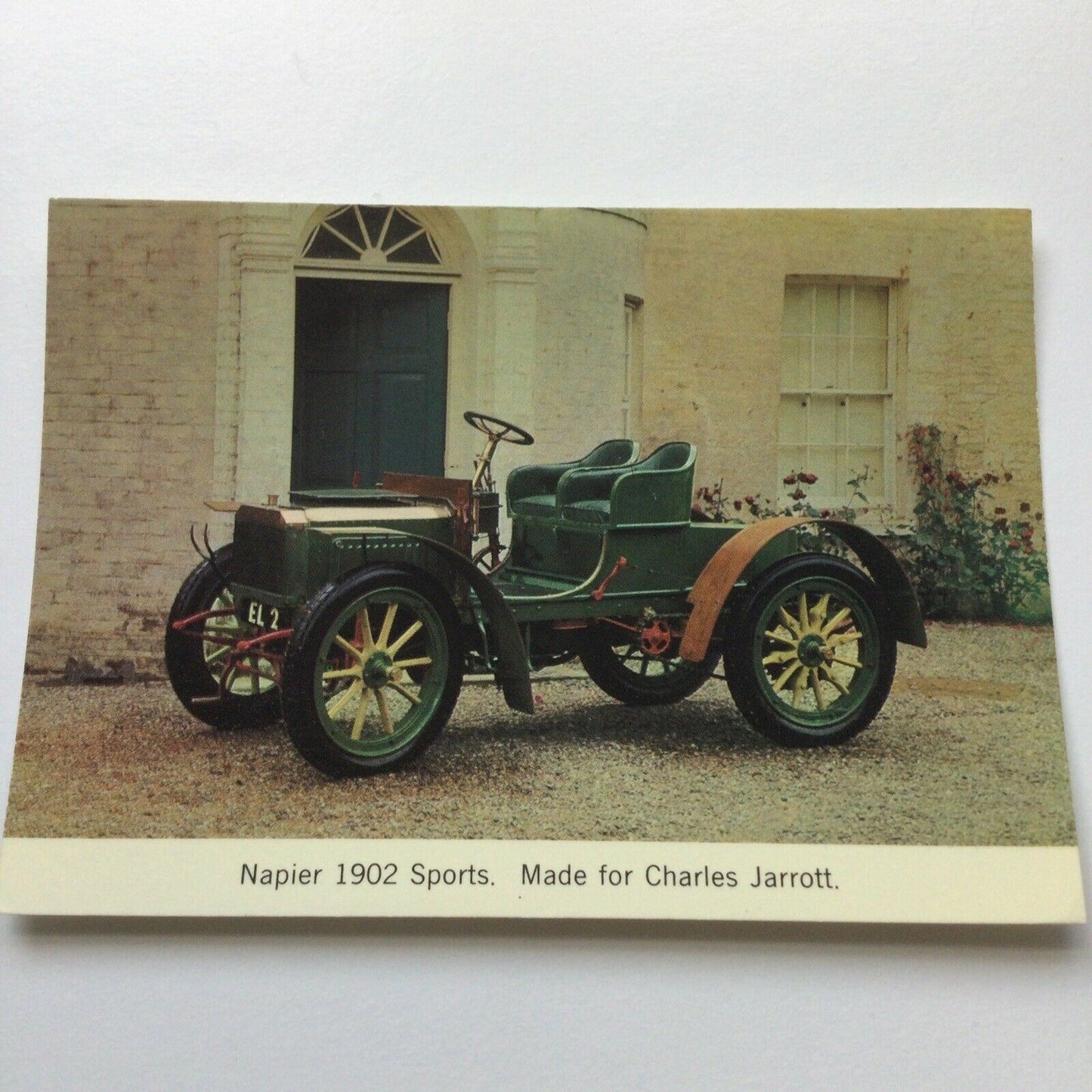 Vintage Car Postcard 1902 NAPIER SPORTS Montague Racing Car Charles Jarrot