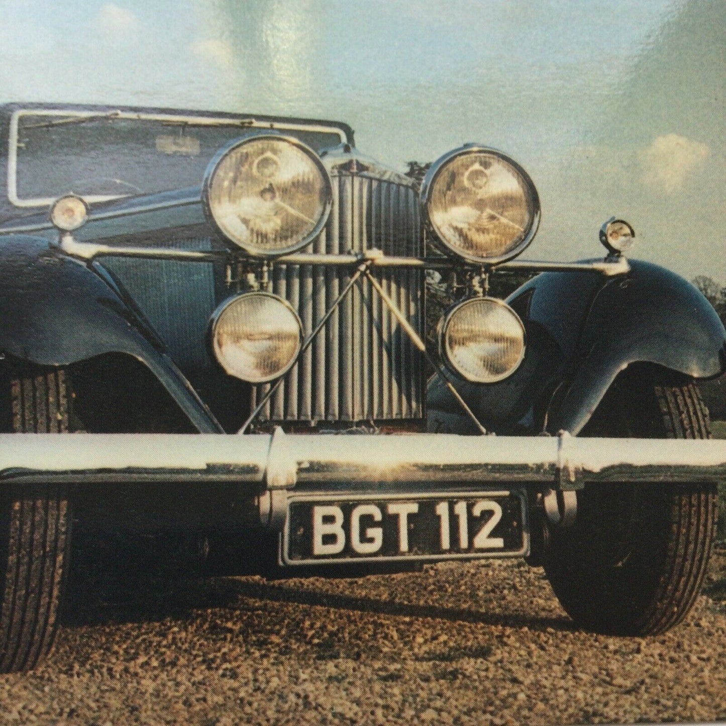 Vintage Car Postcard 1934 TALBOT 105 BGT 112