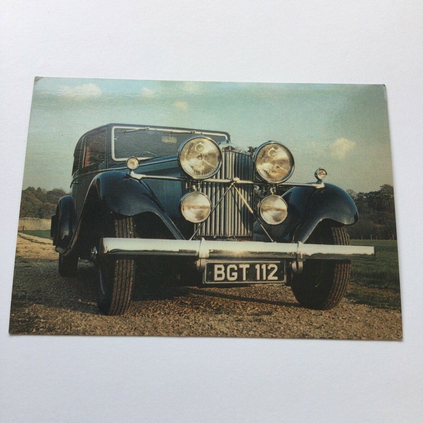 Vintage Car Postcard 1934 TALBOT 105 BGT 112