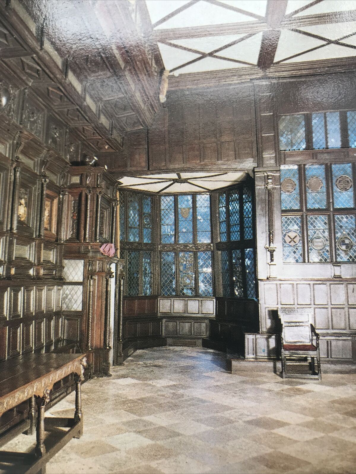 Postcard Speke Hall Liverpool The Great Hall National Trust