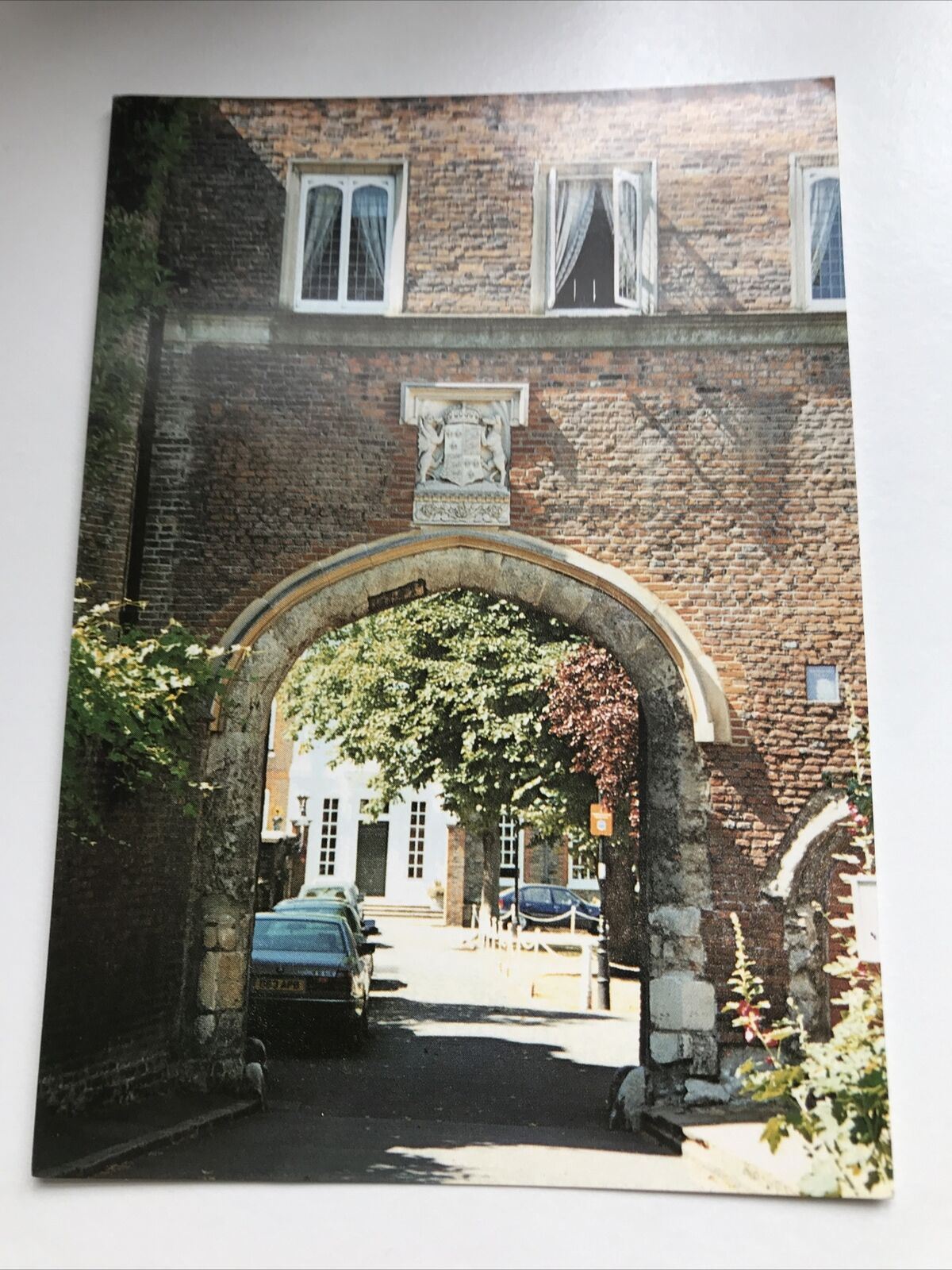 Postcard OLD PALACE GATE RICHMOND. Beryl Goodson Photo. View Through The Gateway