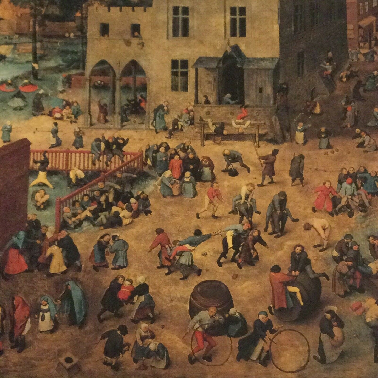 PIETER BRUEGHEL Children’s Games. Blank Card, No Envelope