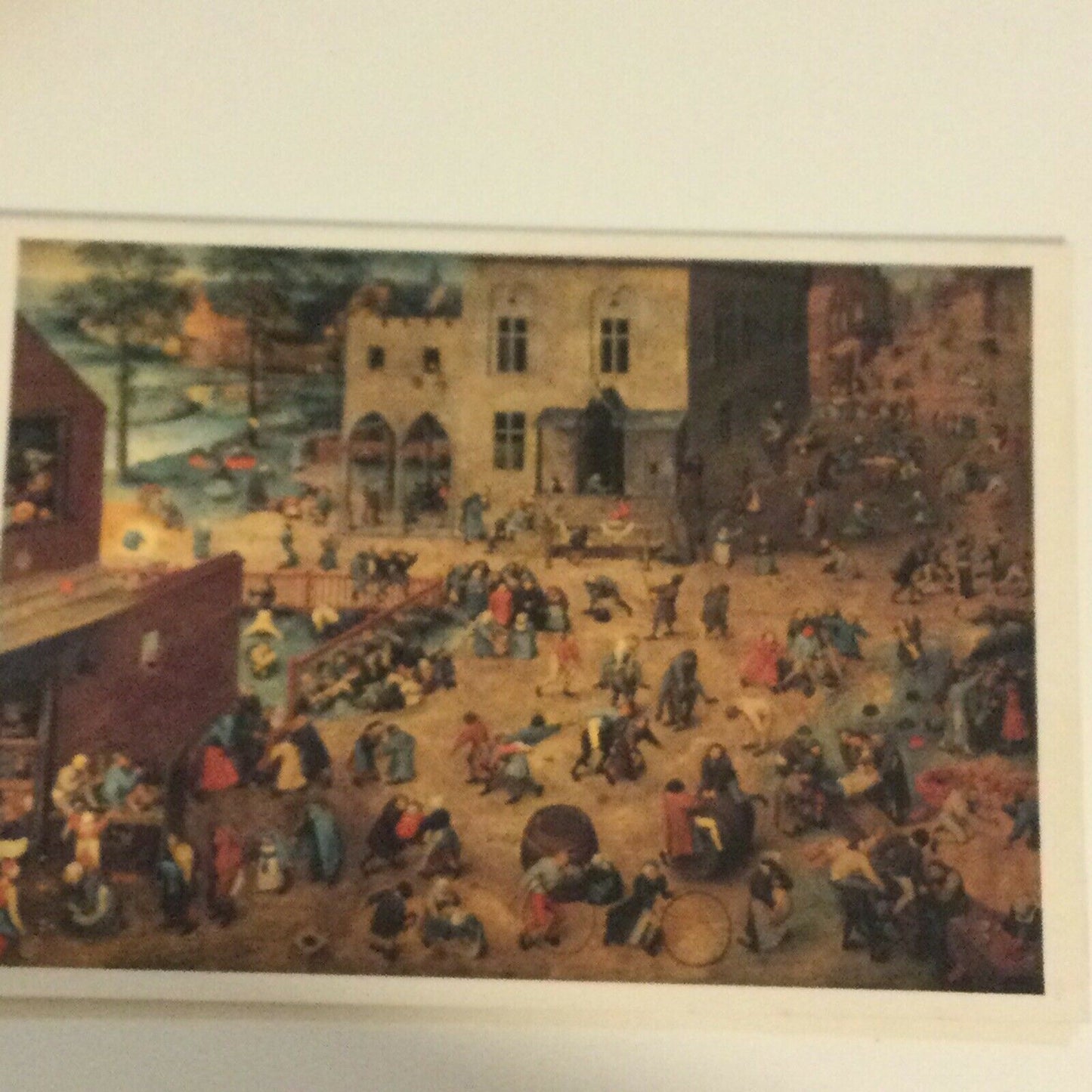 PIETER BRUEGHEL Children’s Games. Blank Card, No Envelope