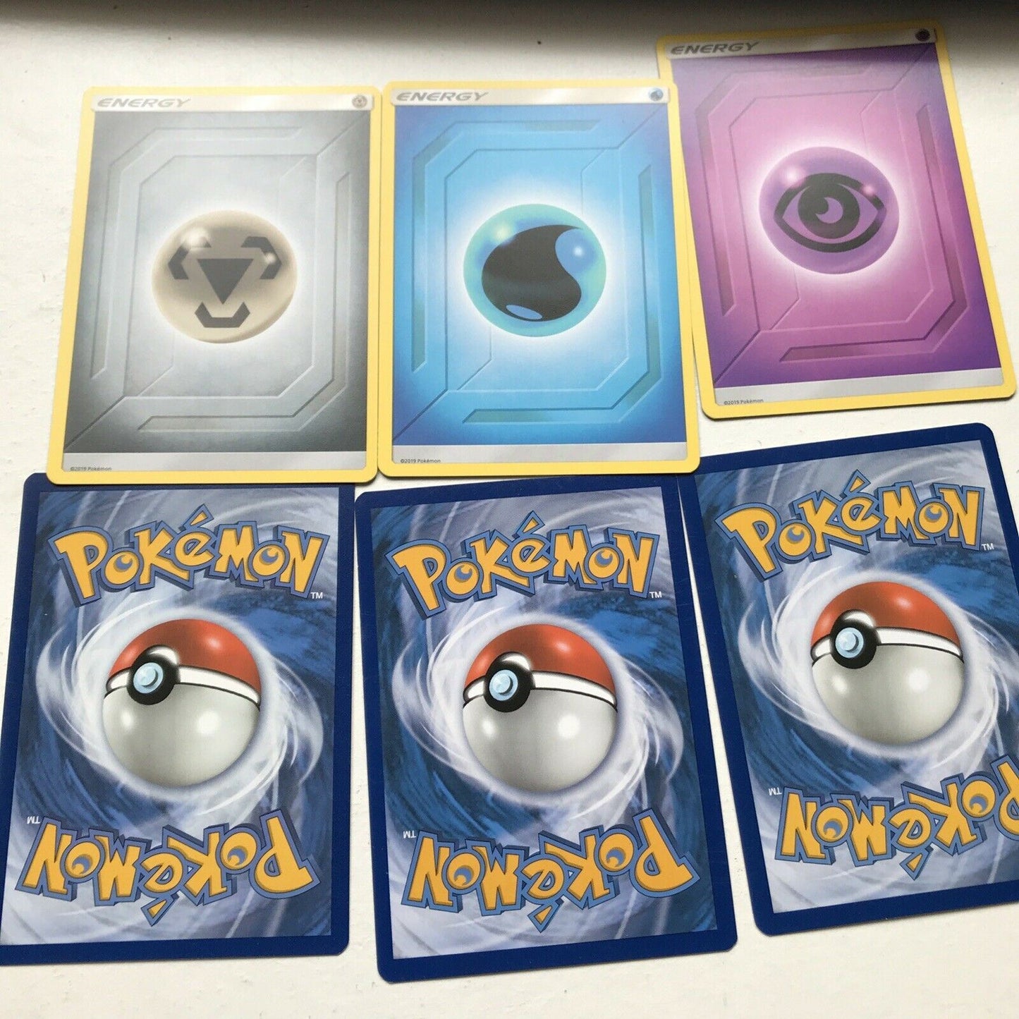 6 x 2019 Energy Pokemon Cards NM Unplayed