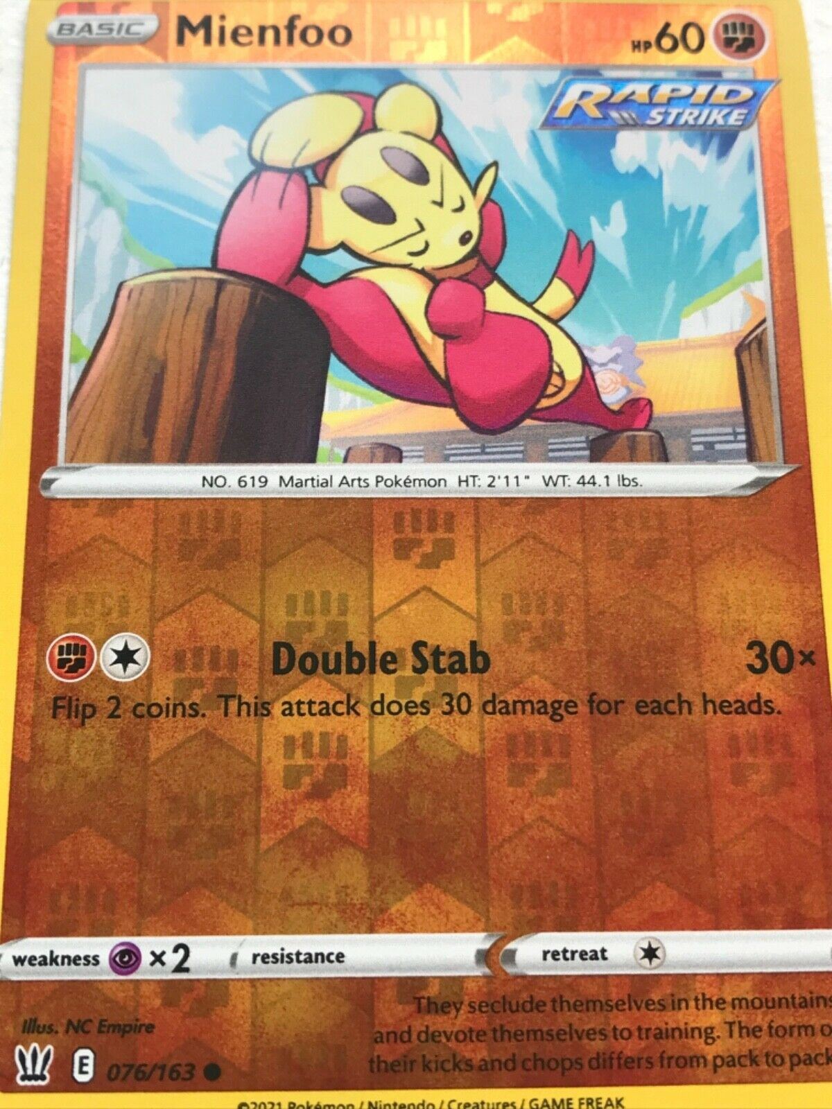 Pokemon Cards 2021 Battle Styles series of 163 - sold individually