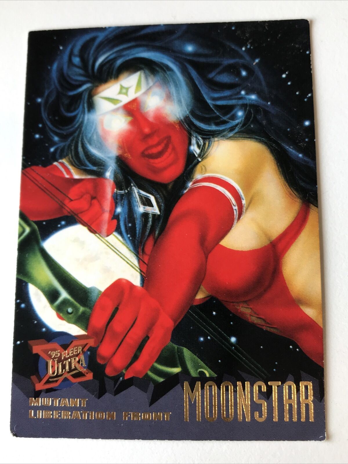 MOONSTAR Vintage Marvel 1995 95 Fleer Ultra  90s Trading Card #83 X-Men Mutant