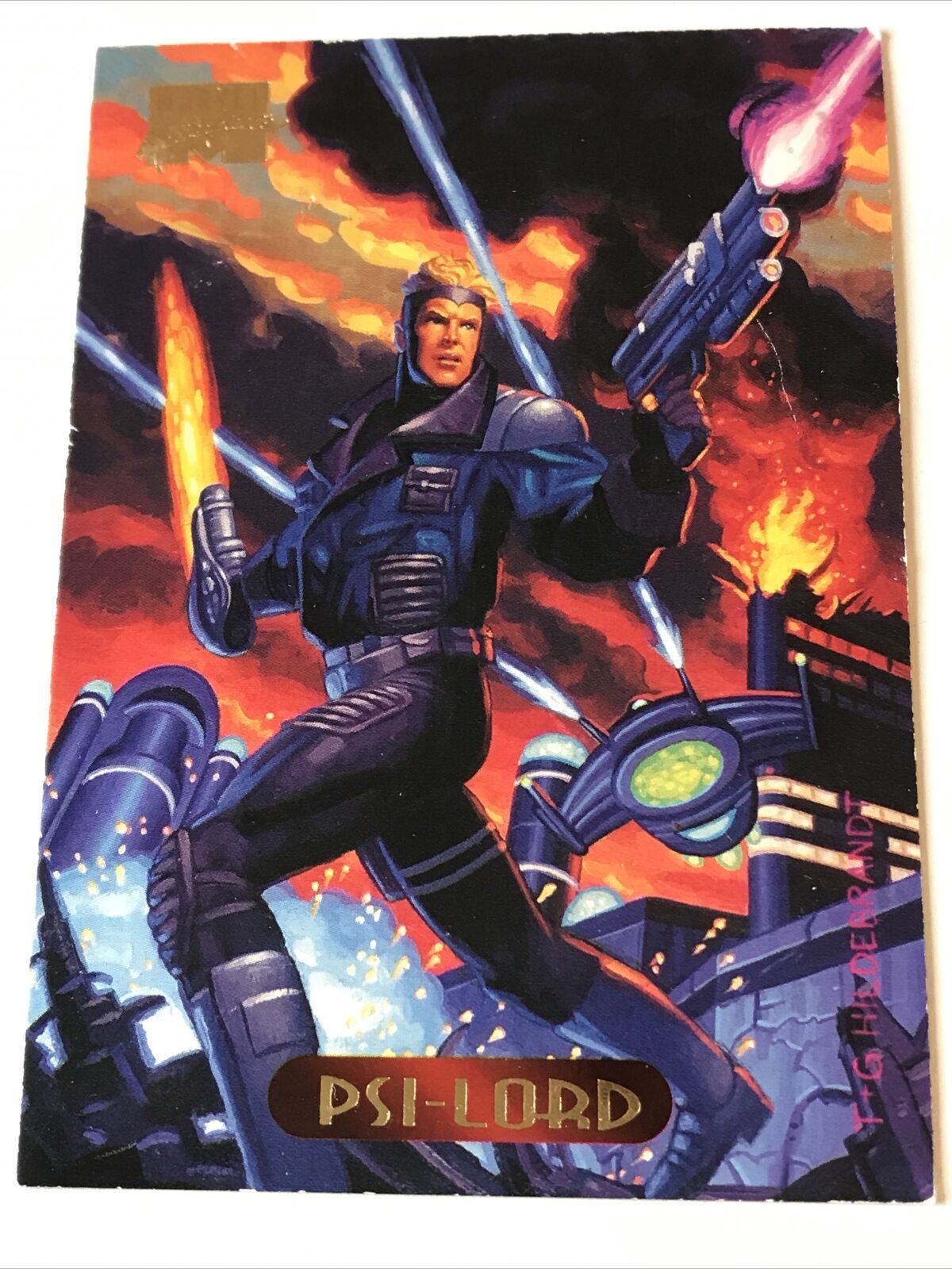 Marvel Masterpieces 1994 PSI-LORD Base Card #92 Hildebrandt Trading Card