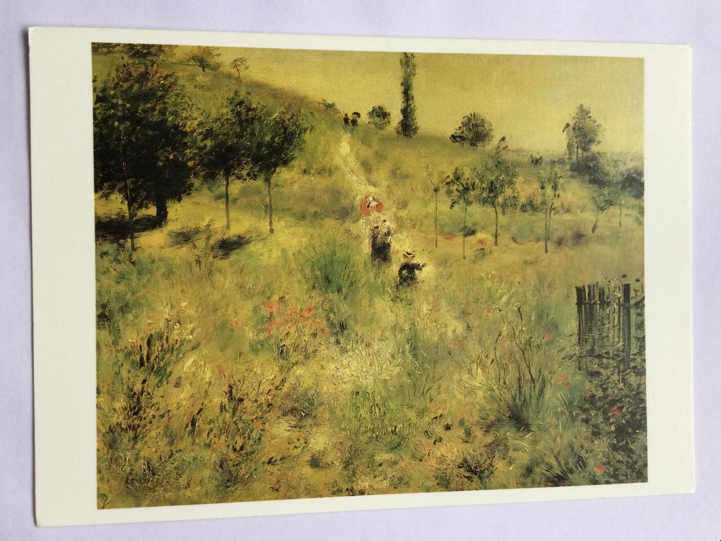 RENOIR PATH GOING UP THROUGH THE LONG GRASS Blank Card, No Envelope