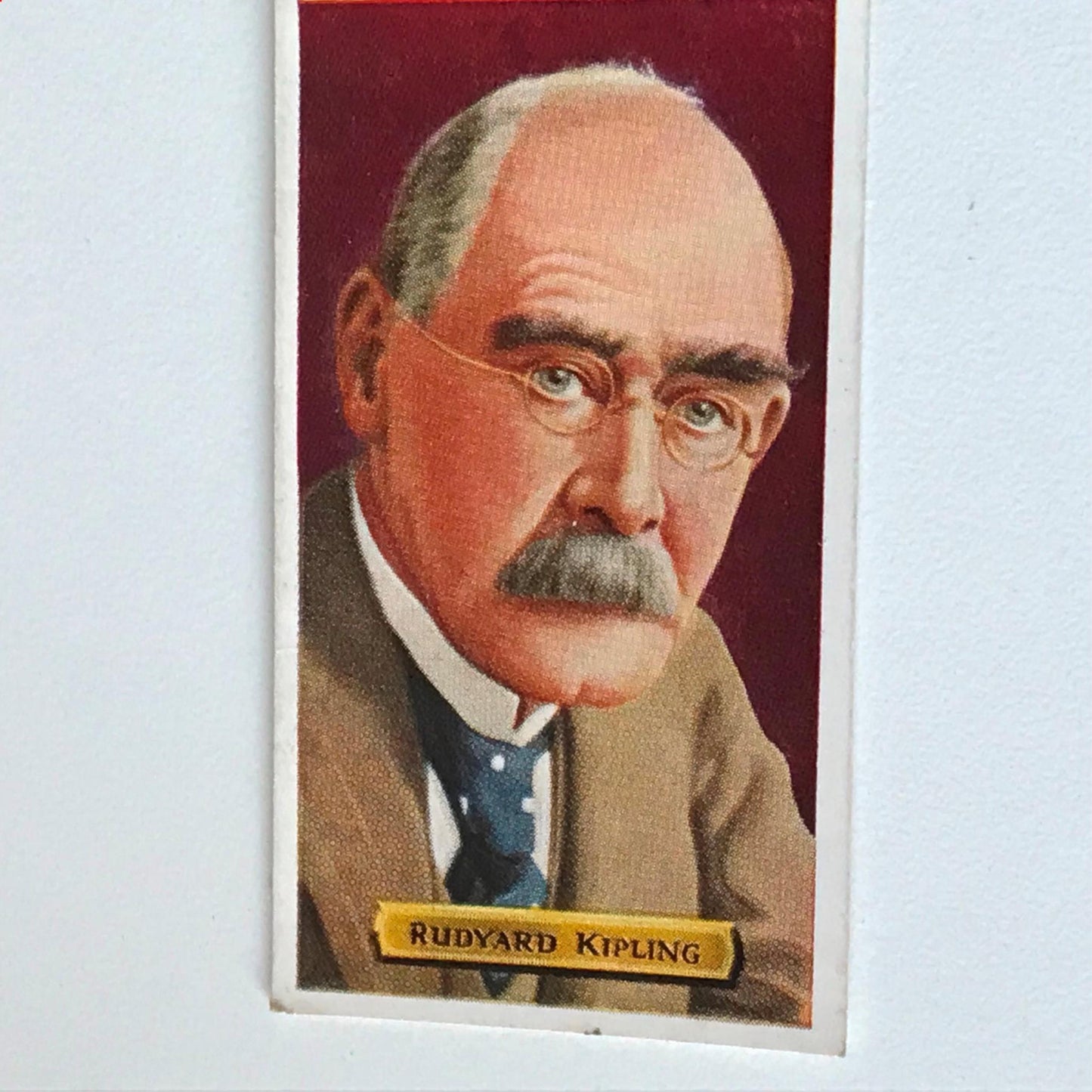 RUDYARD KIPLING Kensitas Cigarette Card Builders of Empire no. 26 Nobel Prize