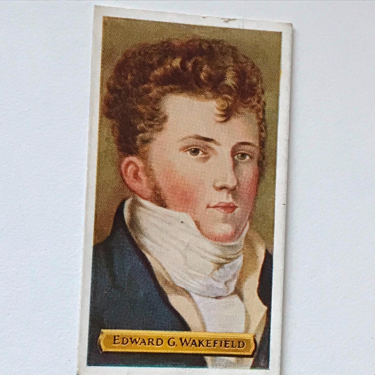 EDWARD G WAKEFIELD Kensitas Cigarette Card Builders of Empire no. 42 New Zealand