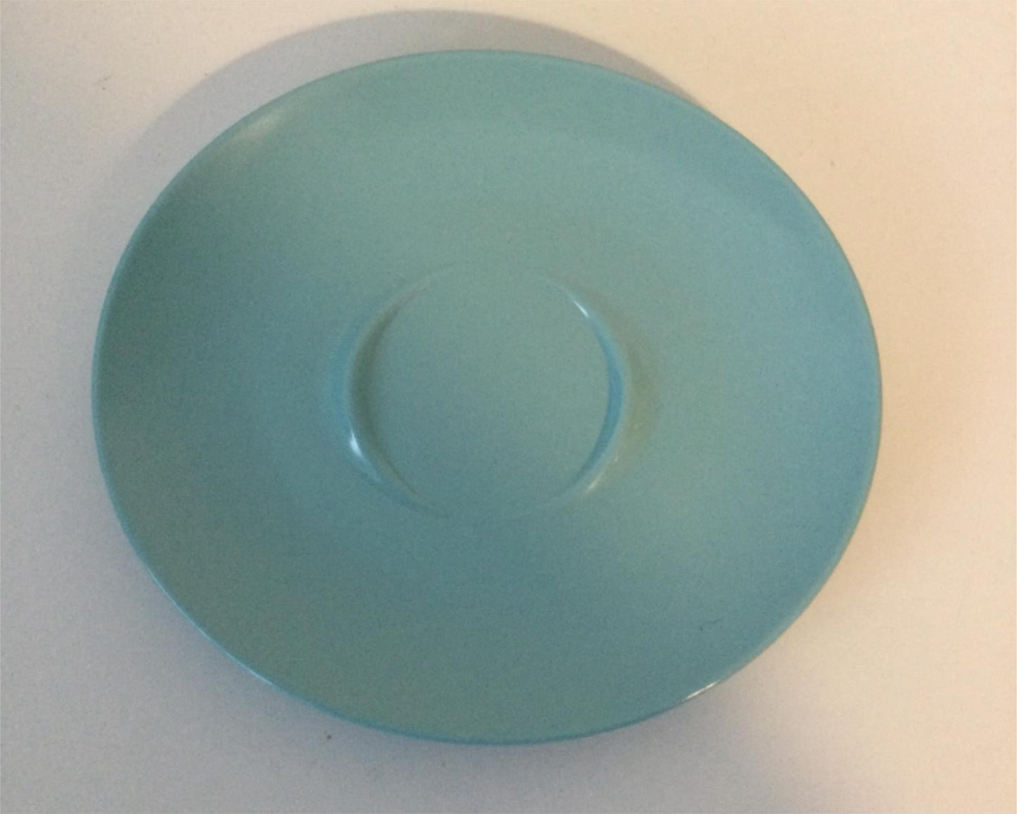 Vintage Retro blue Gaydon Melmex melamine SPARE SAUCER 50s 60s 70s VW camping