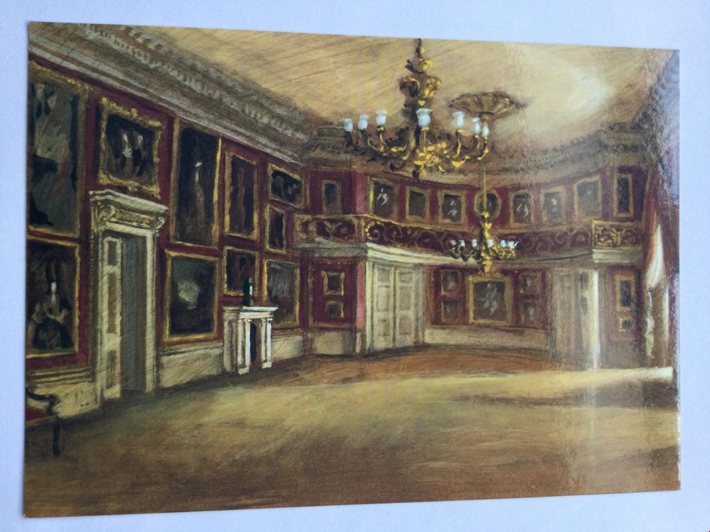 Art Postcard ALEC COBBE THE BALLROOM, GOODWOOD HOUSE CHICHESTER