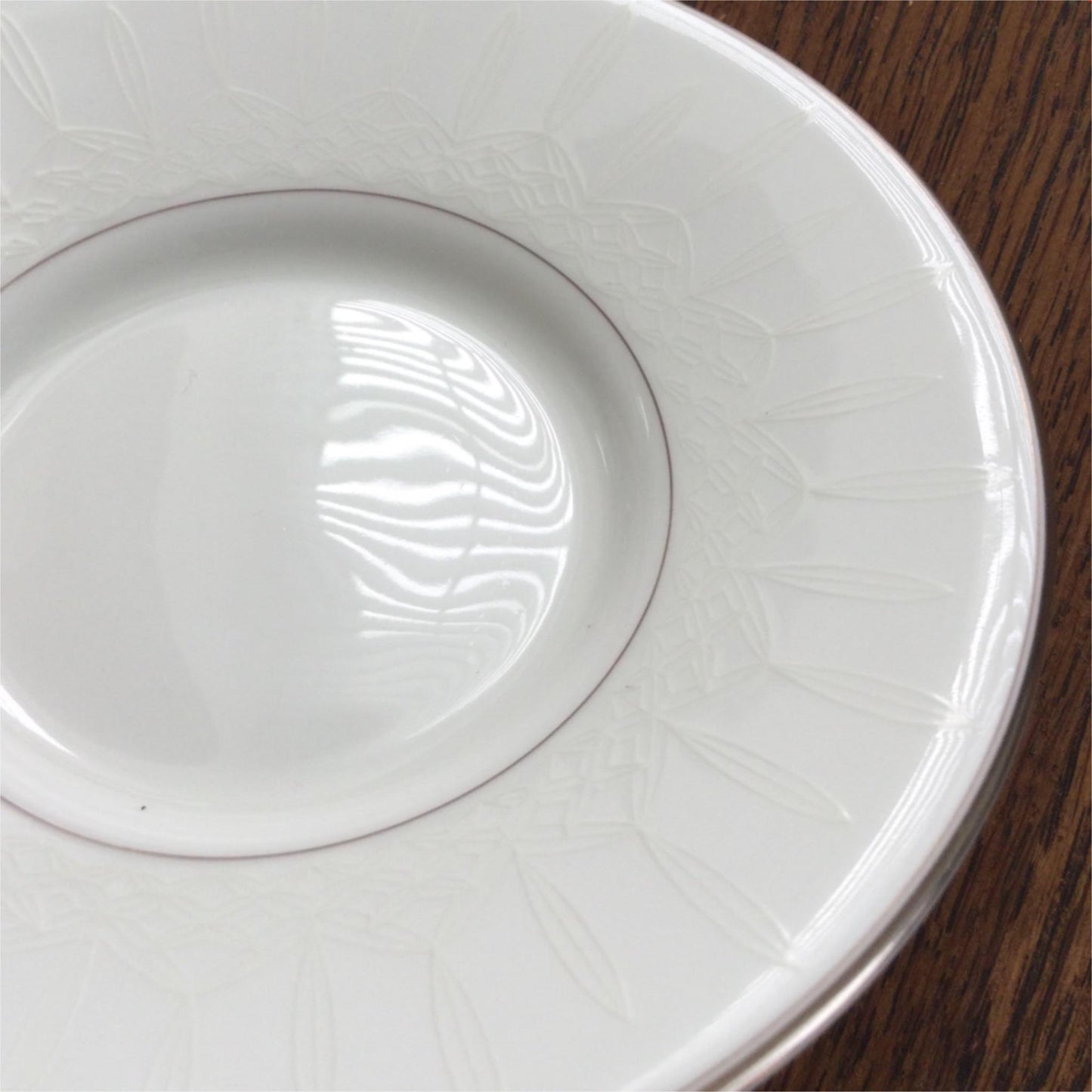 Spare saucer 12.5 Cm diameter for coffee cup WATERFORD LISMORE White