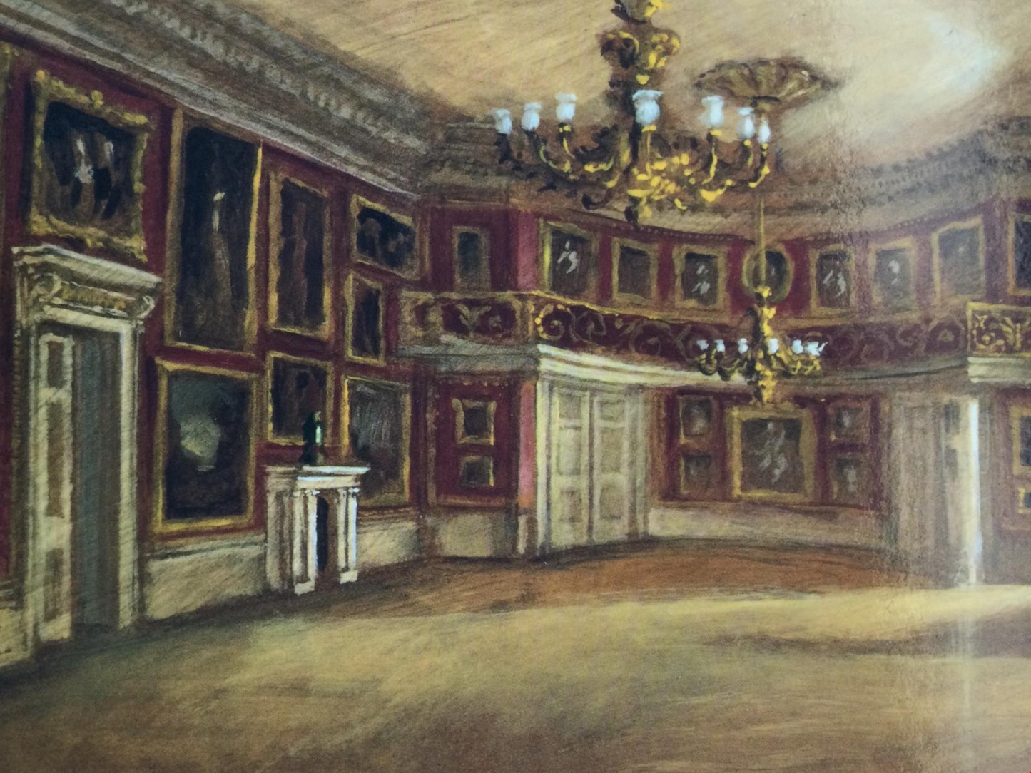 Art Postcard ALEC COBBE THE BALLROOM, GOODWOOD HOUSE CHICHESTER