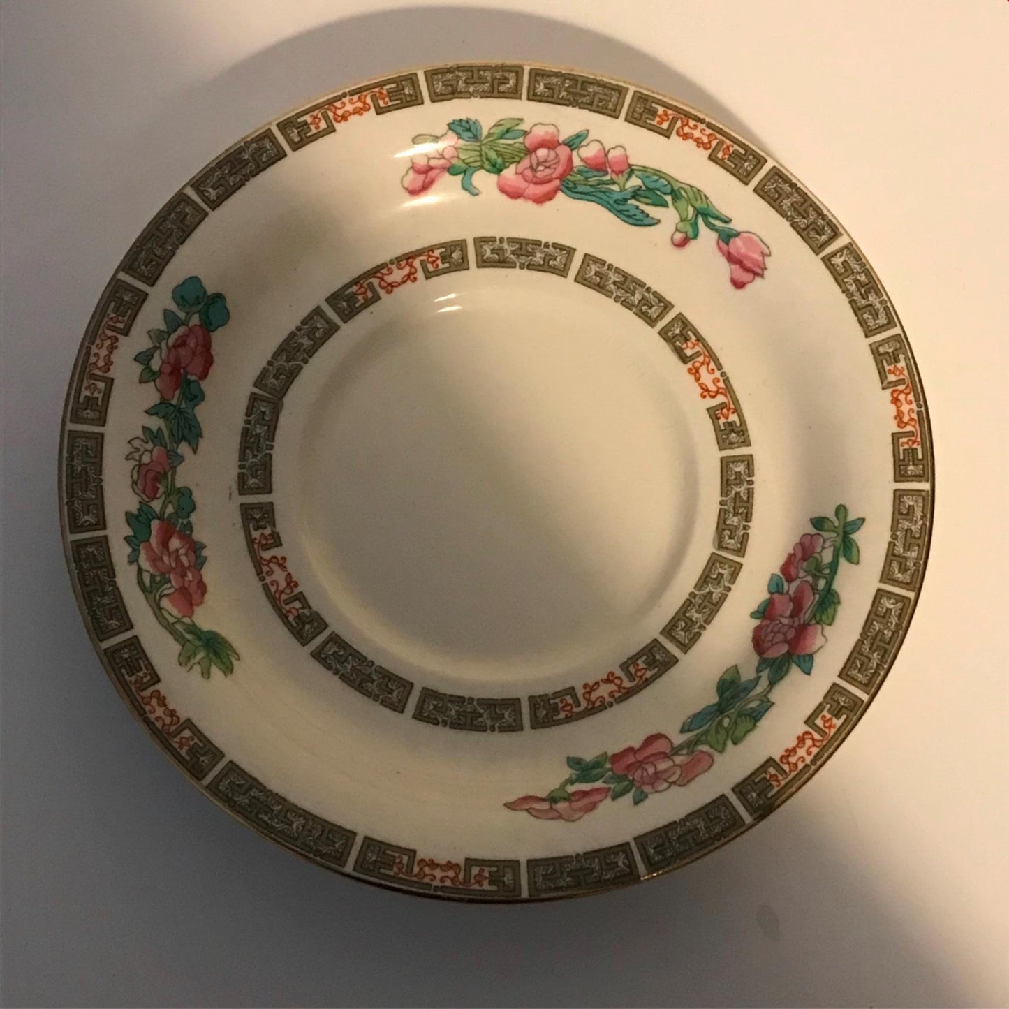 Spare Indian Tree Saucer large Fortuna Shape 16.5cm