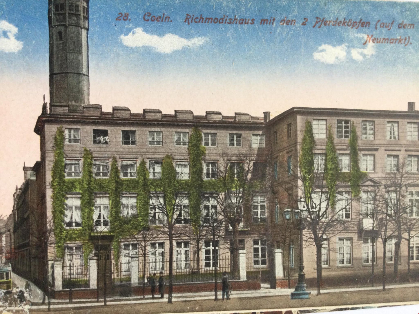 Vintage Picture Postcard Germany Coeln Cologne Richmodis Haus Neumarkt pre WWII