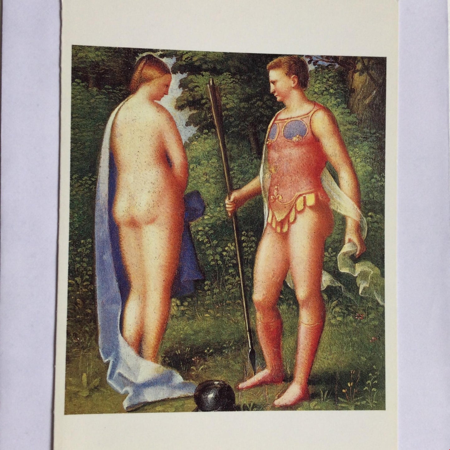 PALMA VECCHIO VENUS AND MARS c1510 Brooklyn Museum Blank Card, No Envelope