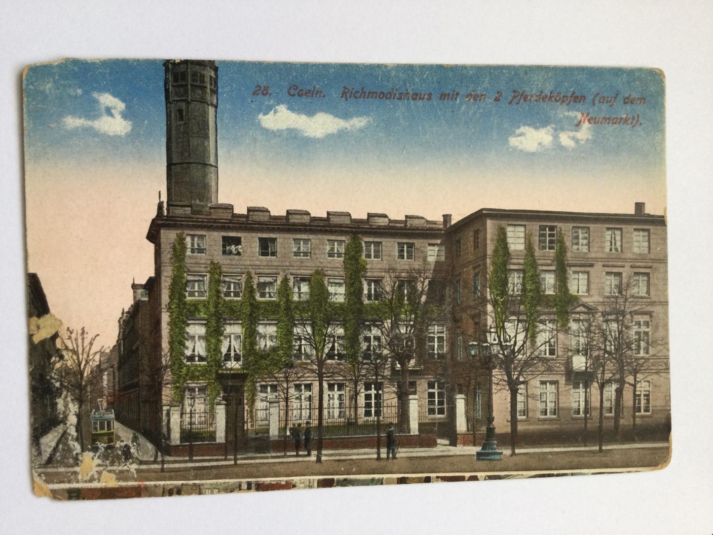 Vintage Picture Postcard Germany Coeln Cologne Richmodis Haus Neumarkt pre WWII