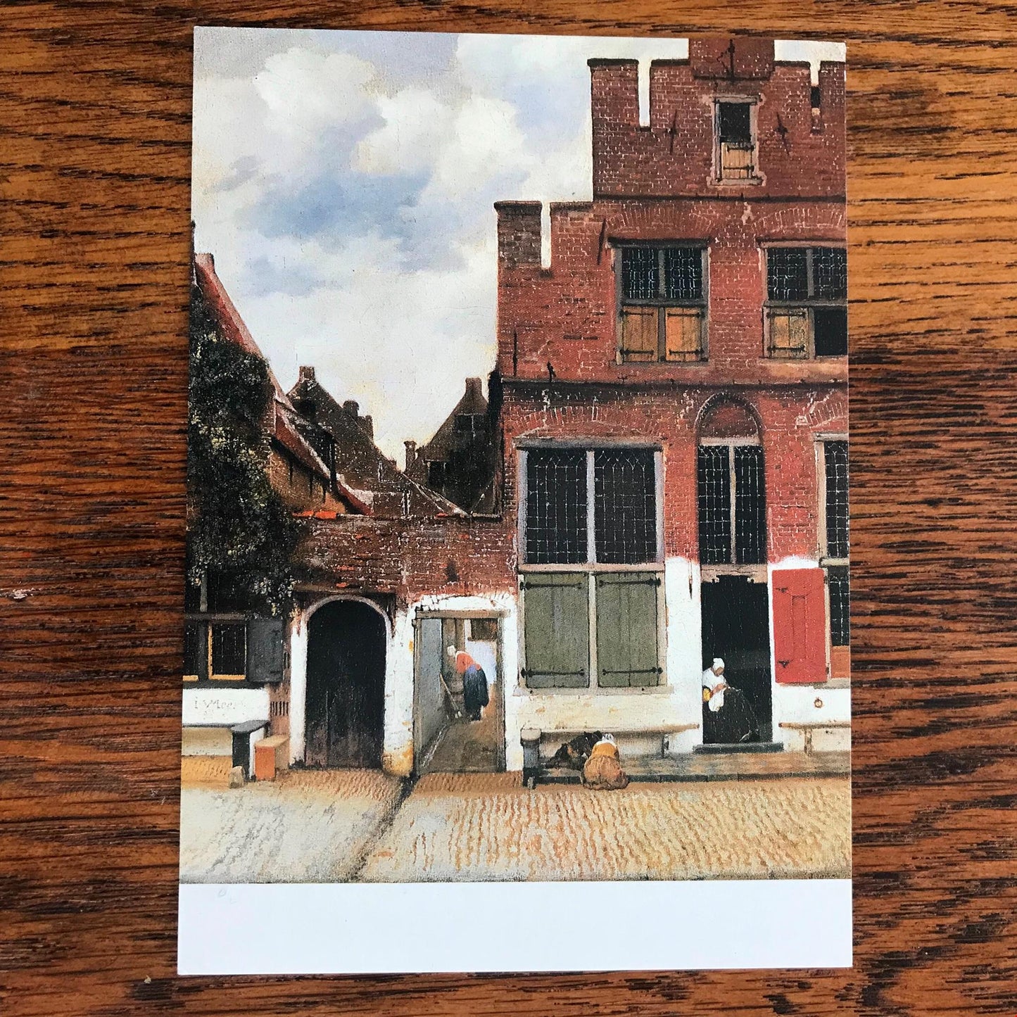 Art Postcard VERMEER The Little Street Rijksmuseum Amsterdam