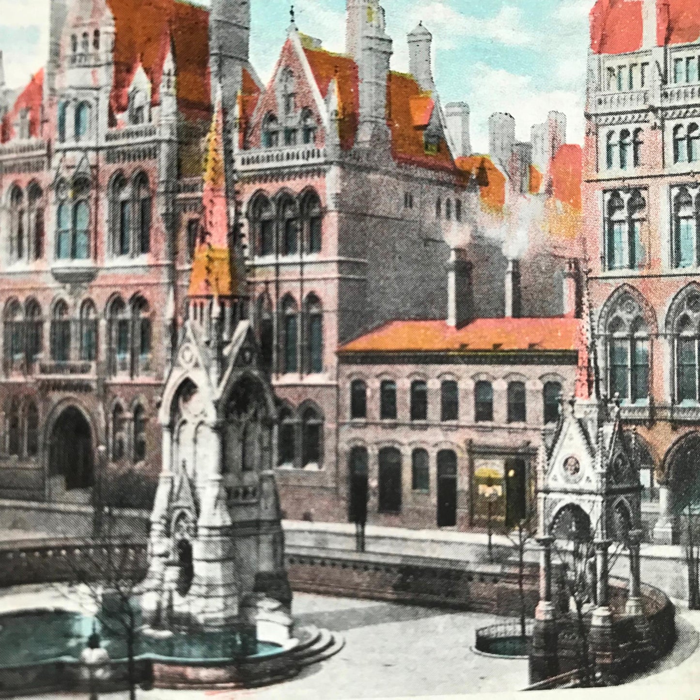 Vintage Postcard BIRMINGHAM UNIVERSITY Colour print