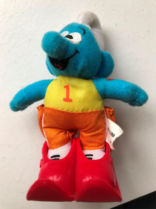 McDonald’s collectable SMURF TOY JAN 1/2000 SKIING - STILL HAS THE SKIS plush