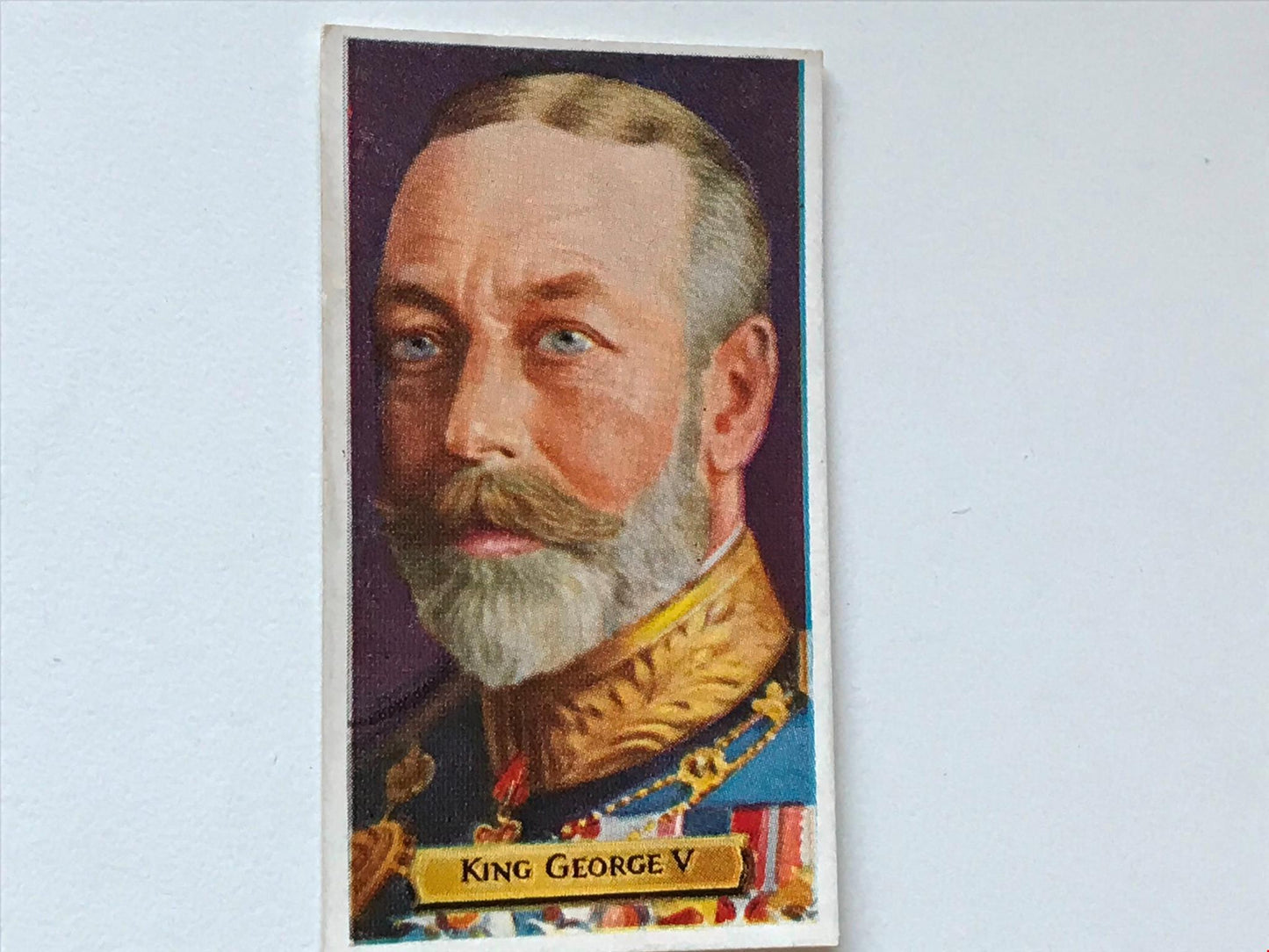 KING GEORGE V Kensitas Cigarette Card Builders of Empire no. 48 King of England